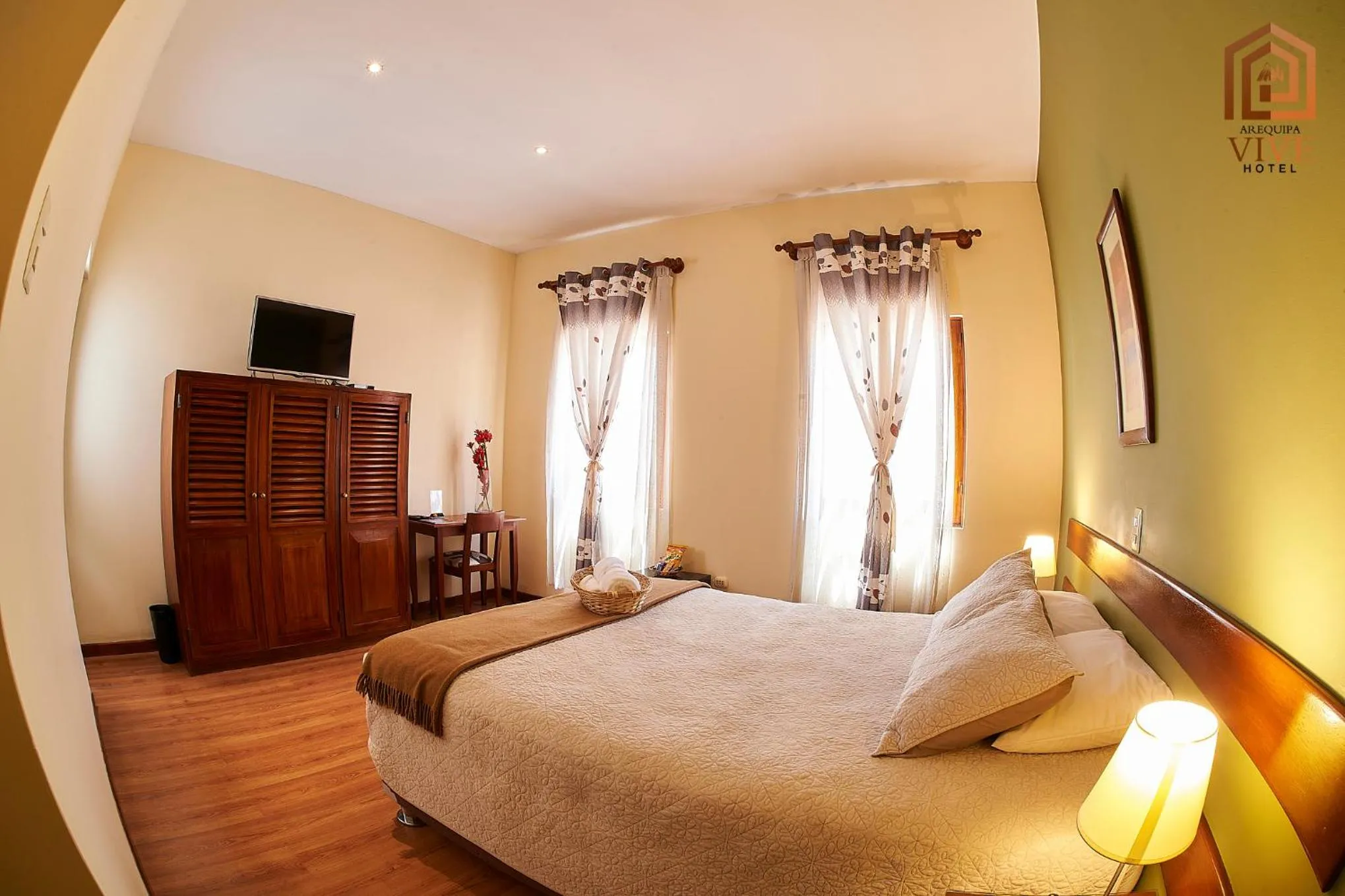 Bed in Hotel Arequipa Vive