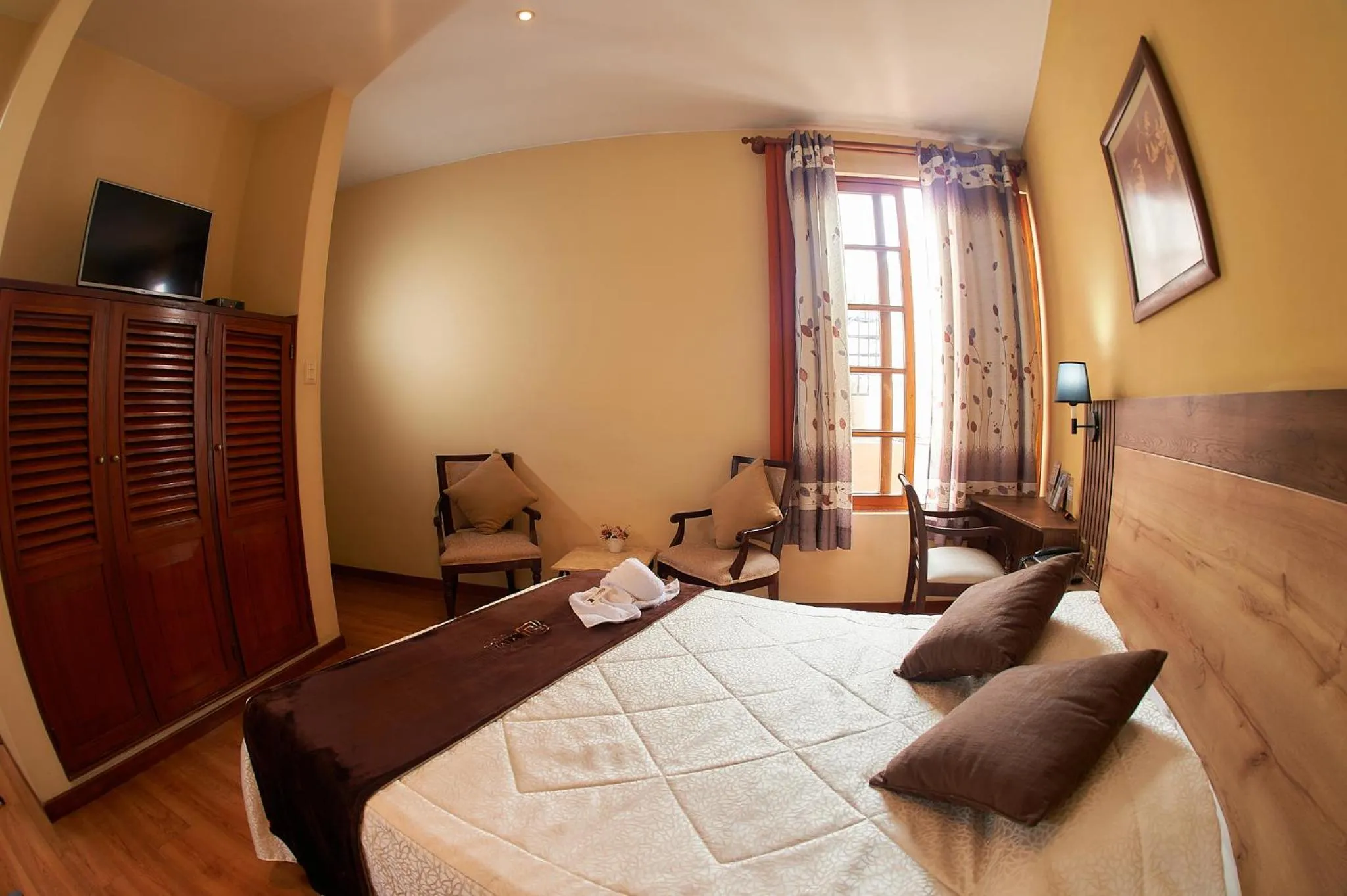 Bed in Hotel Arequipa Vive