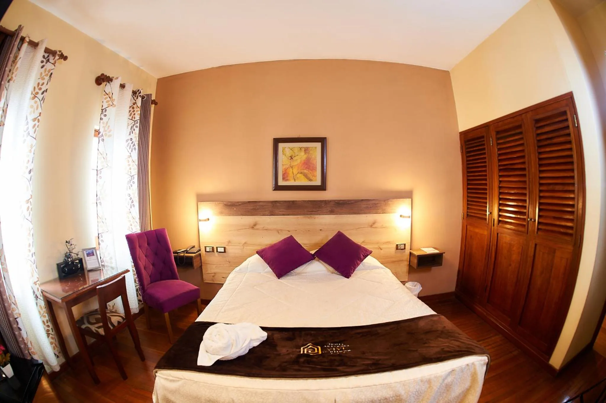 Bed in Hotel Arequipa Vive