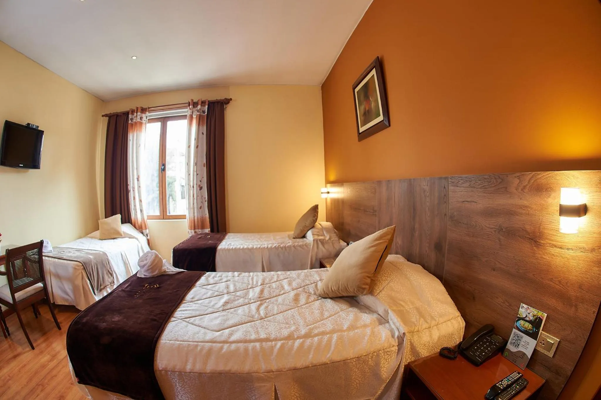 Bed in Hotel Arequipa Vive