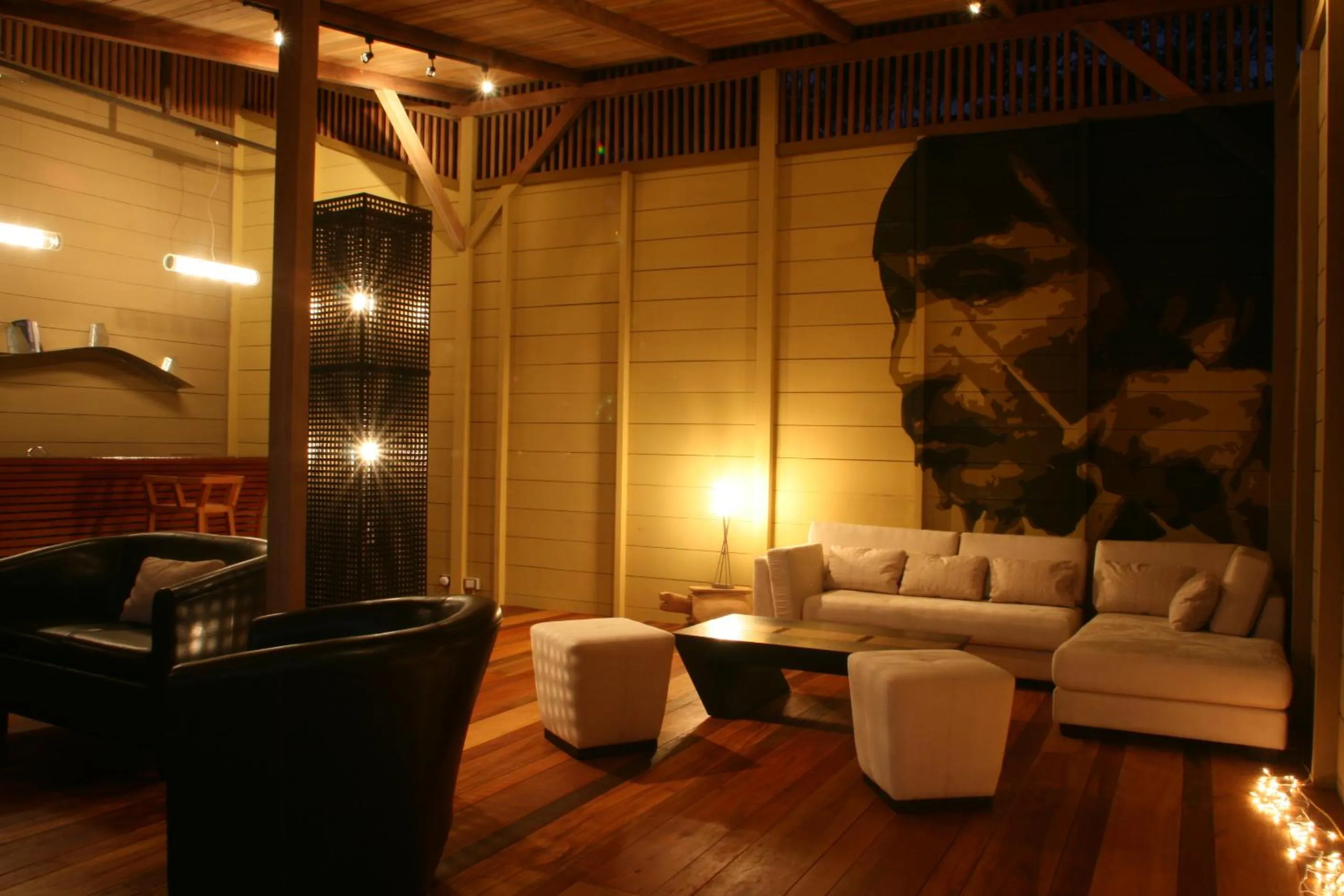 Living room in Hamadryade Lodge