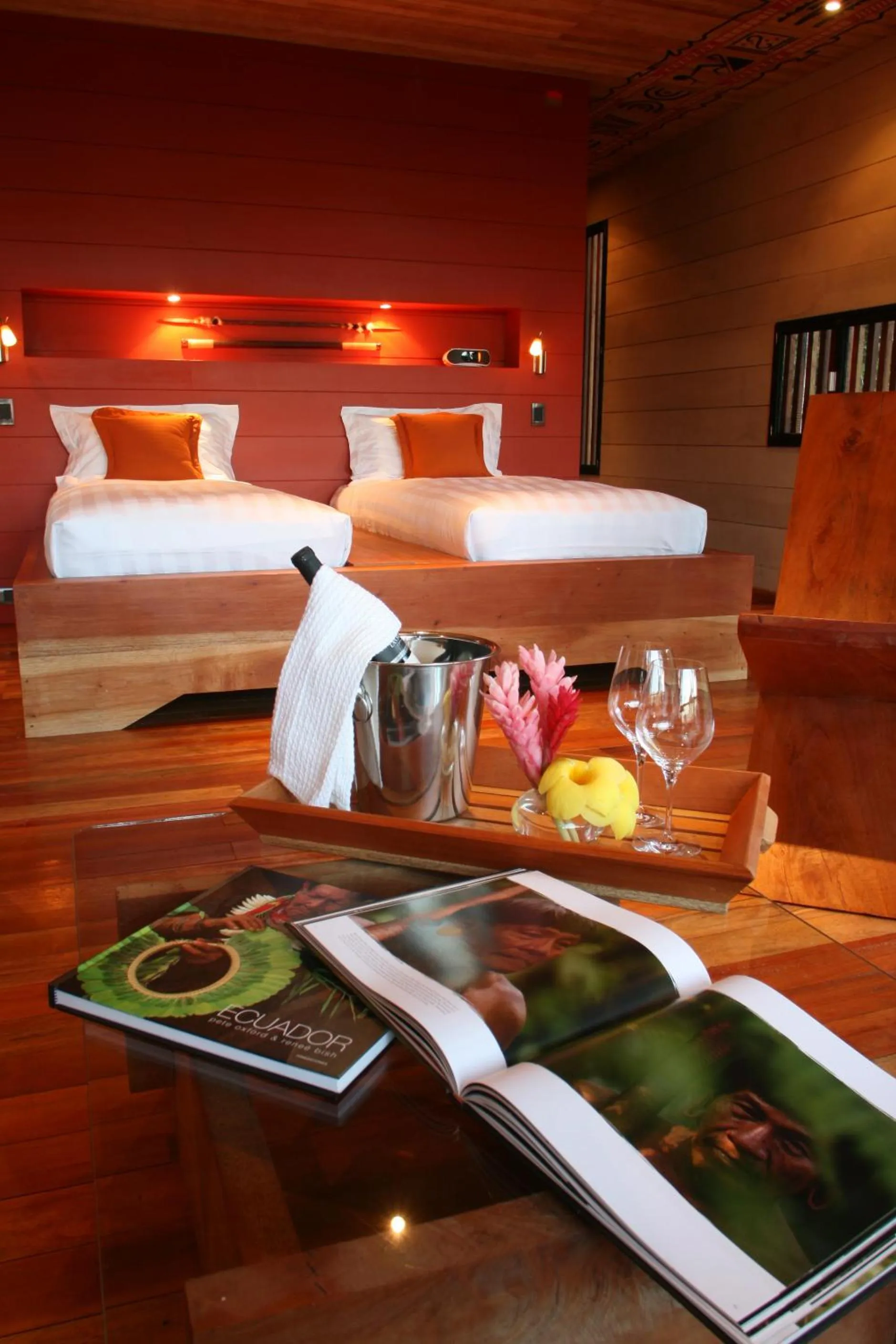 Bed in Hamadryade Lodge