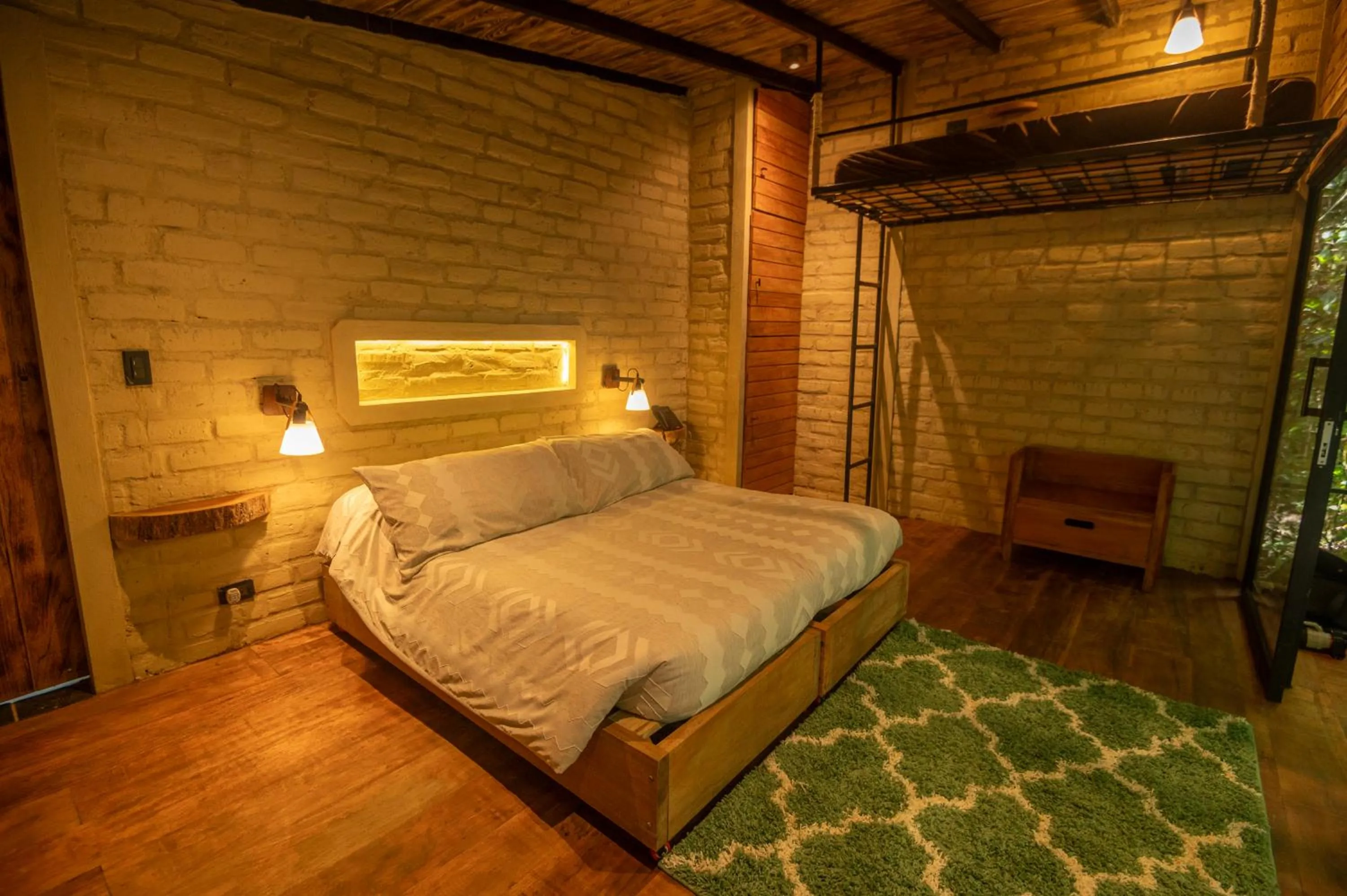 Bedroom, Bed in Hamadryade Lodge