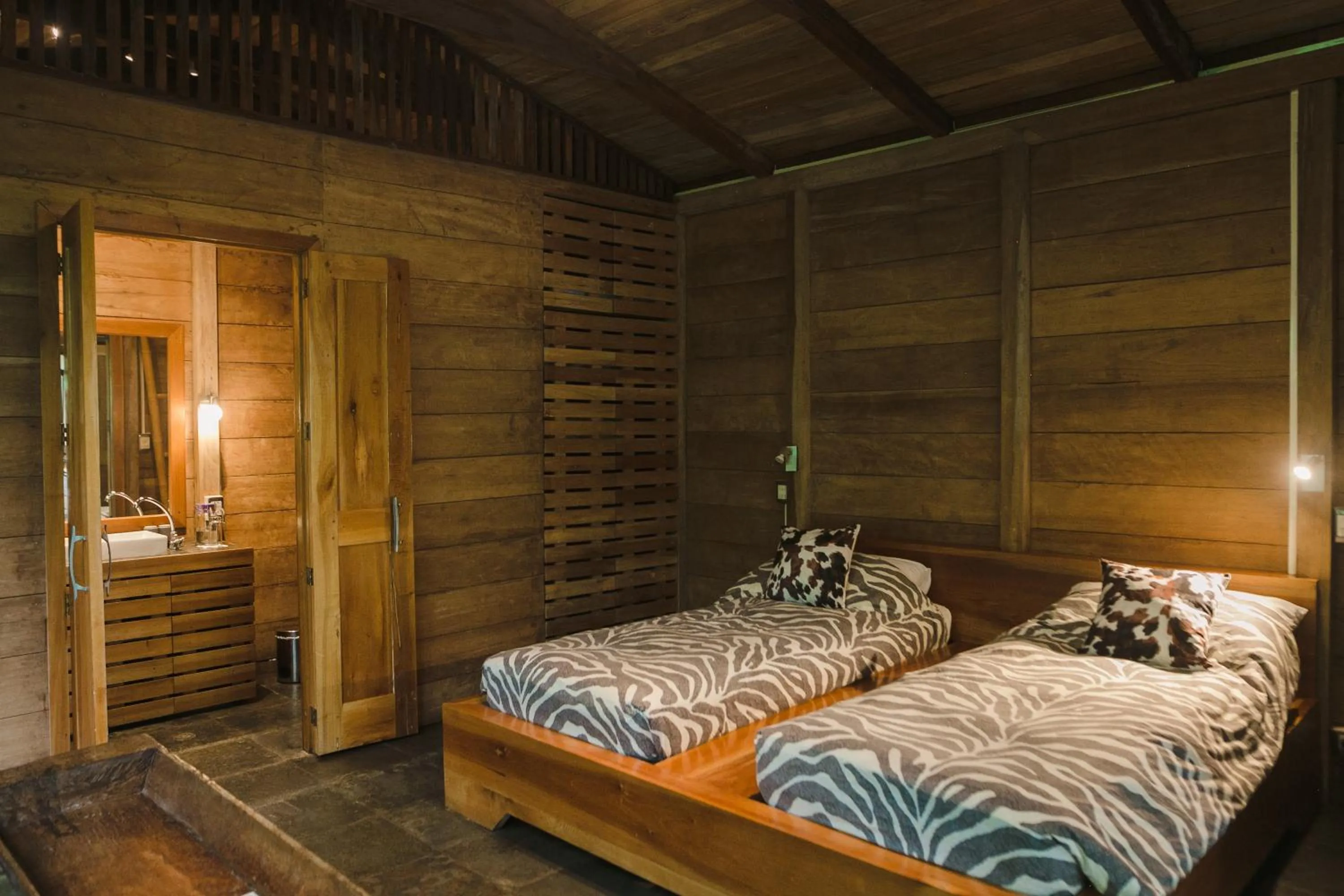 Bed in Hamadryade Lodge