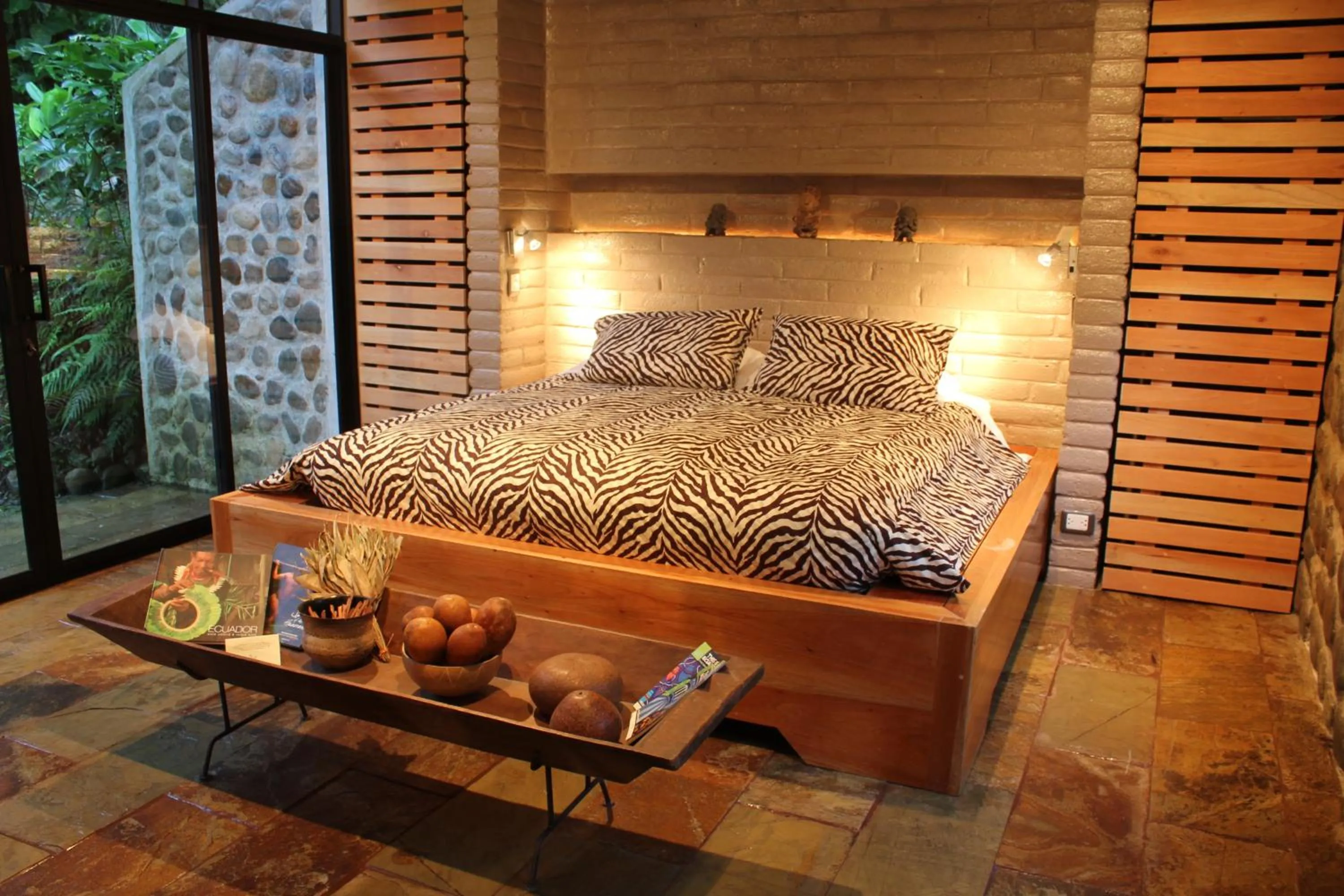 Bed in Hamadryade Lodge