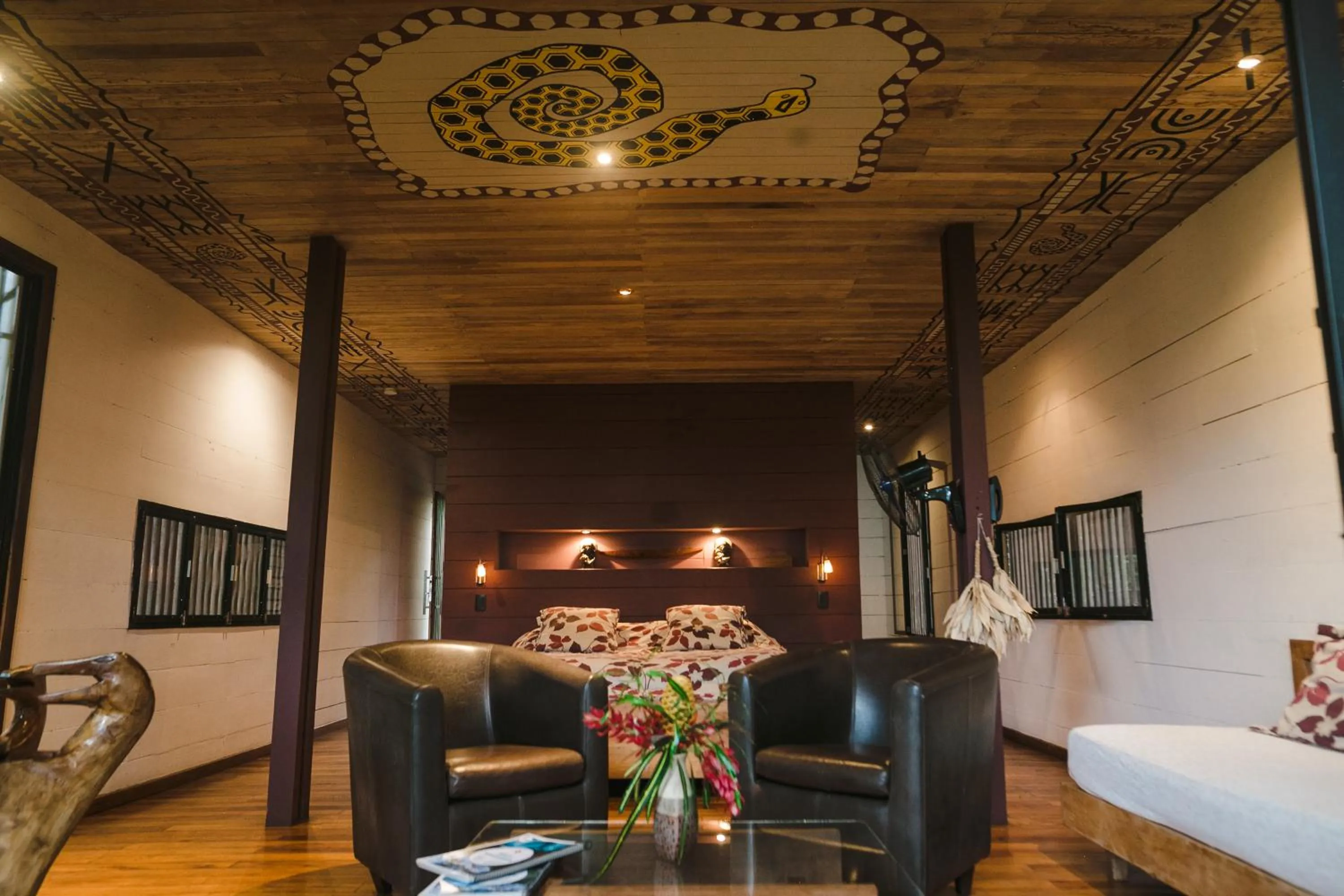 Bedroom in Hamadryade Lodge