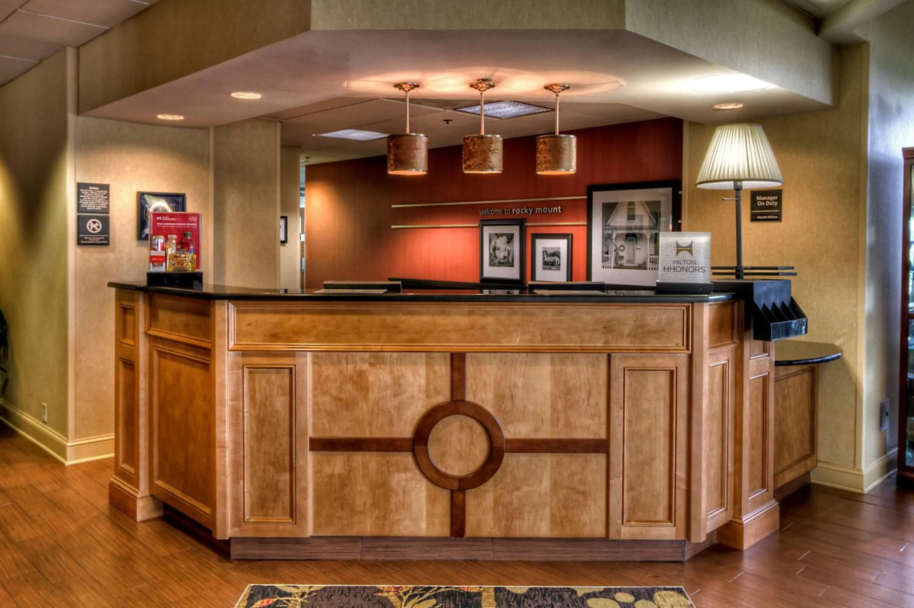 Lobby or reception in Hampton Inn Rocky Mount
