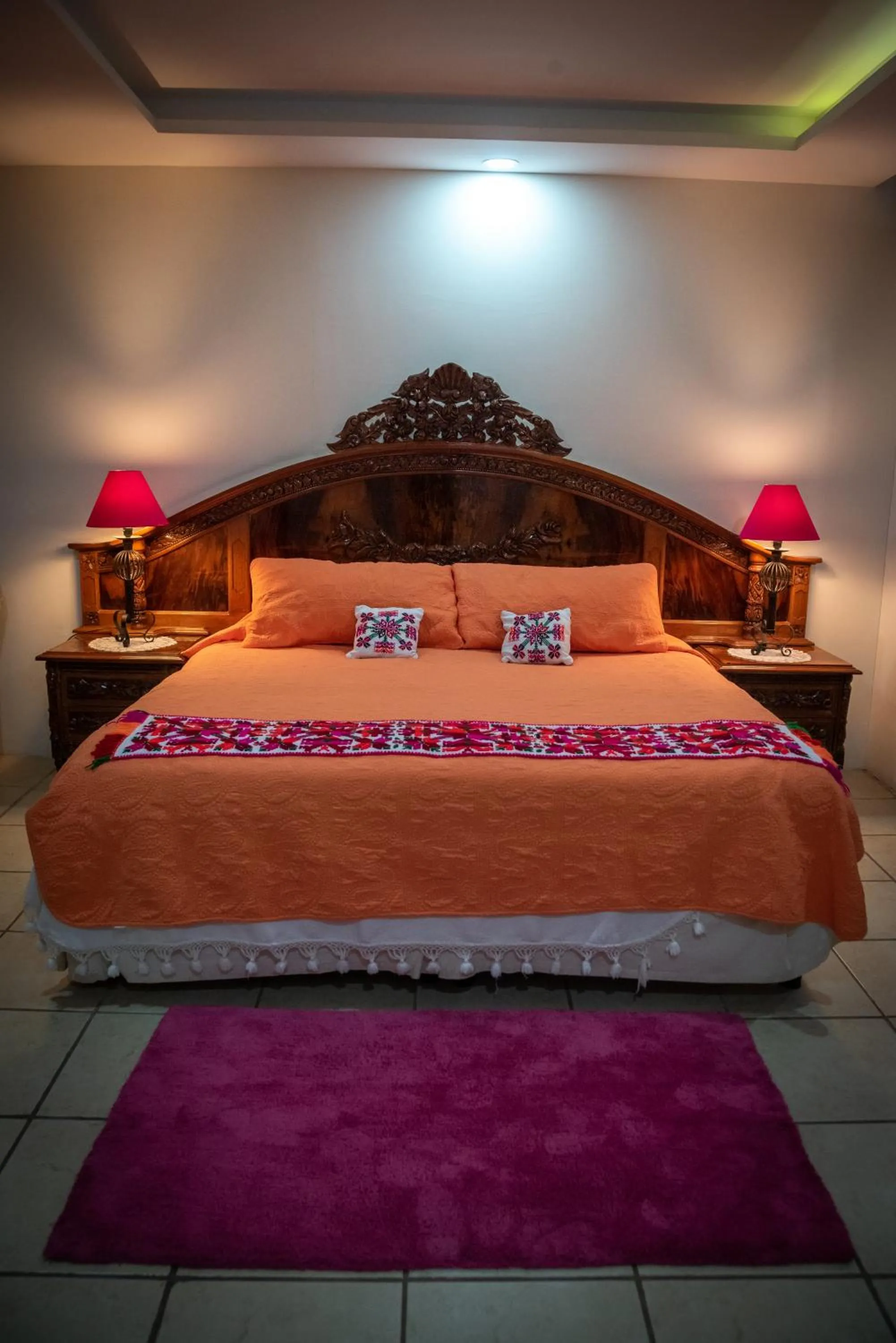 Bed in Posada de la Virgen