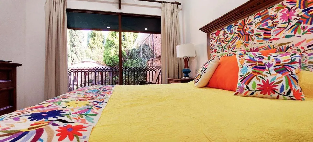 Bed in Posada de la Virgen