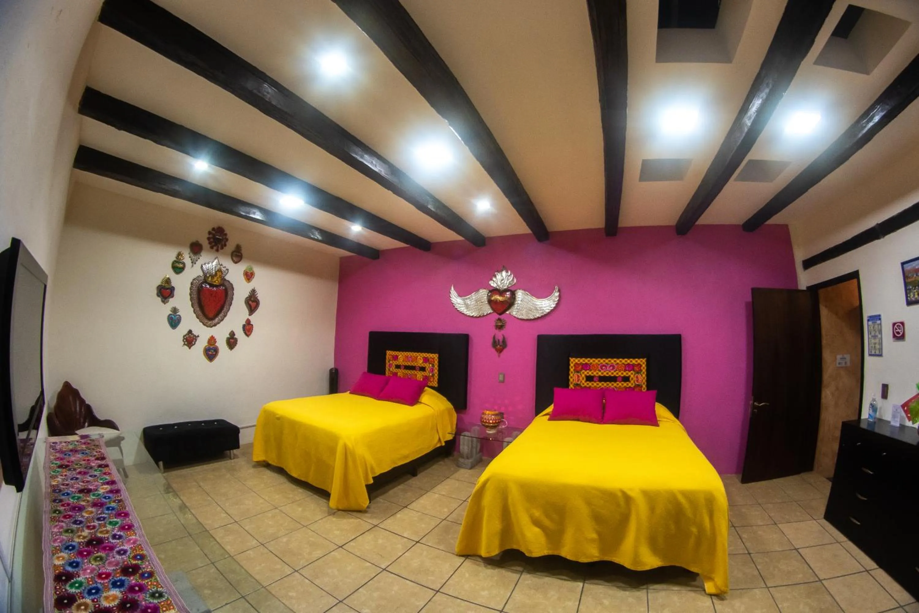 Bed in Posada de la Virgen