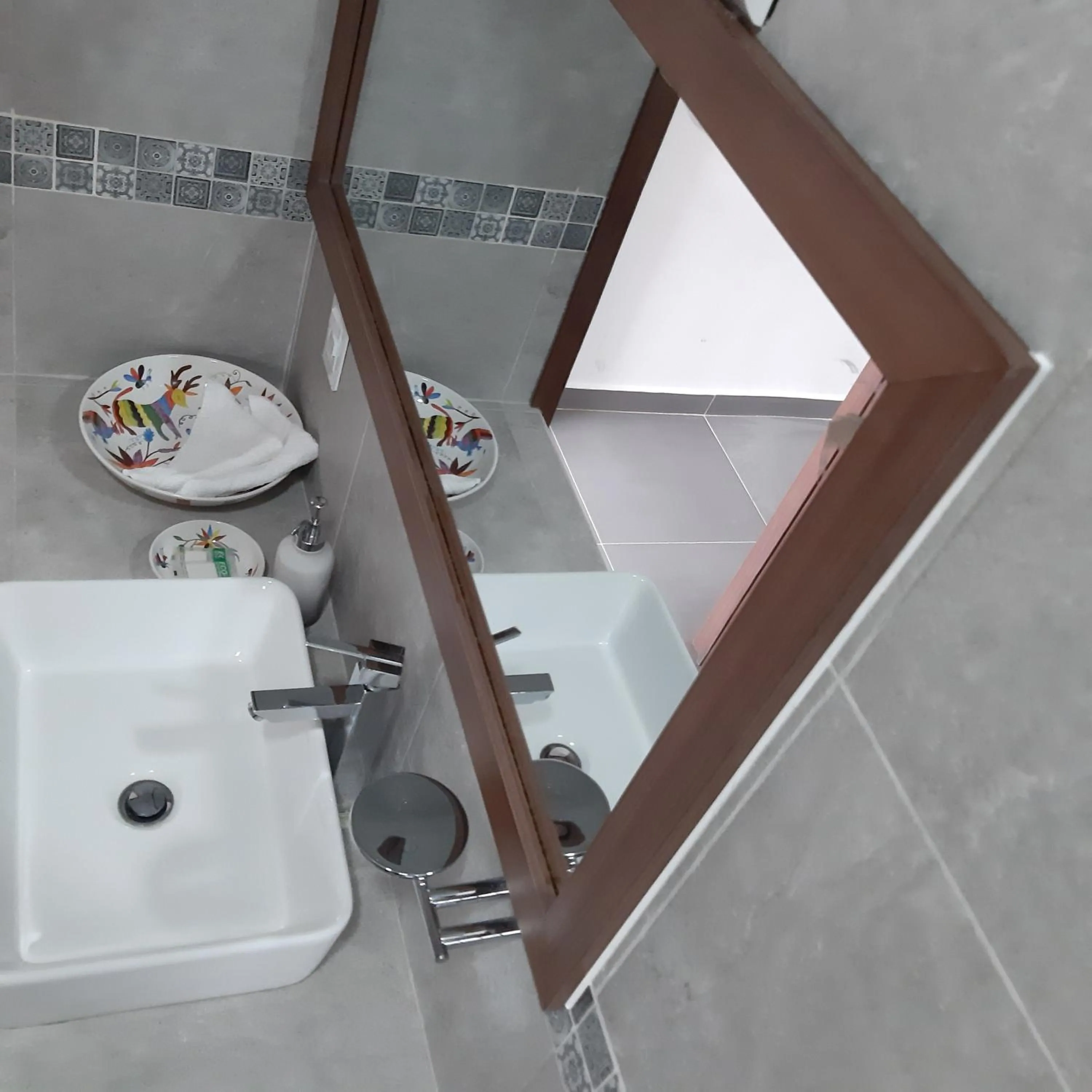 Bathroom in Posada de la Virgen