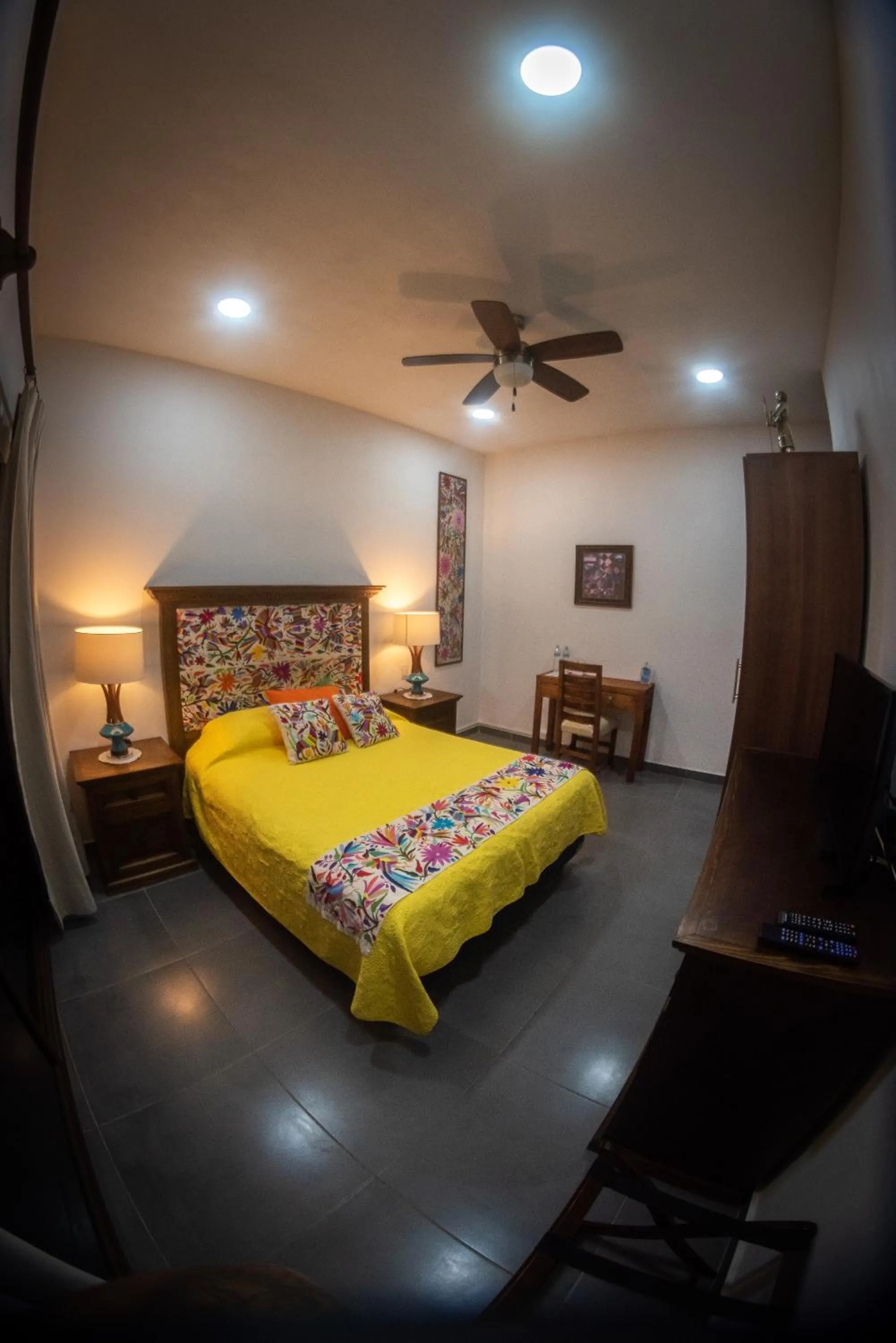 Bed in Posada de la Virgen