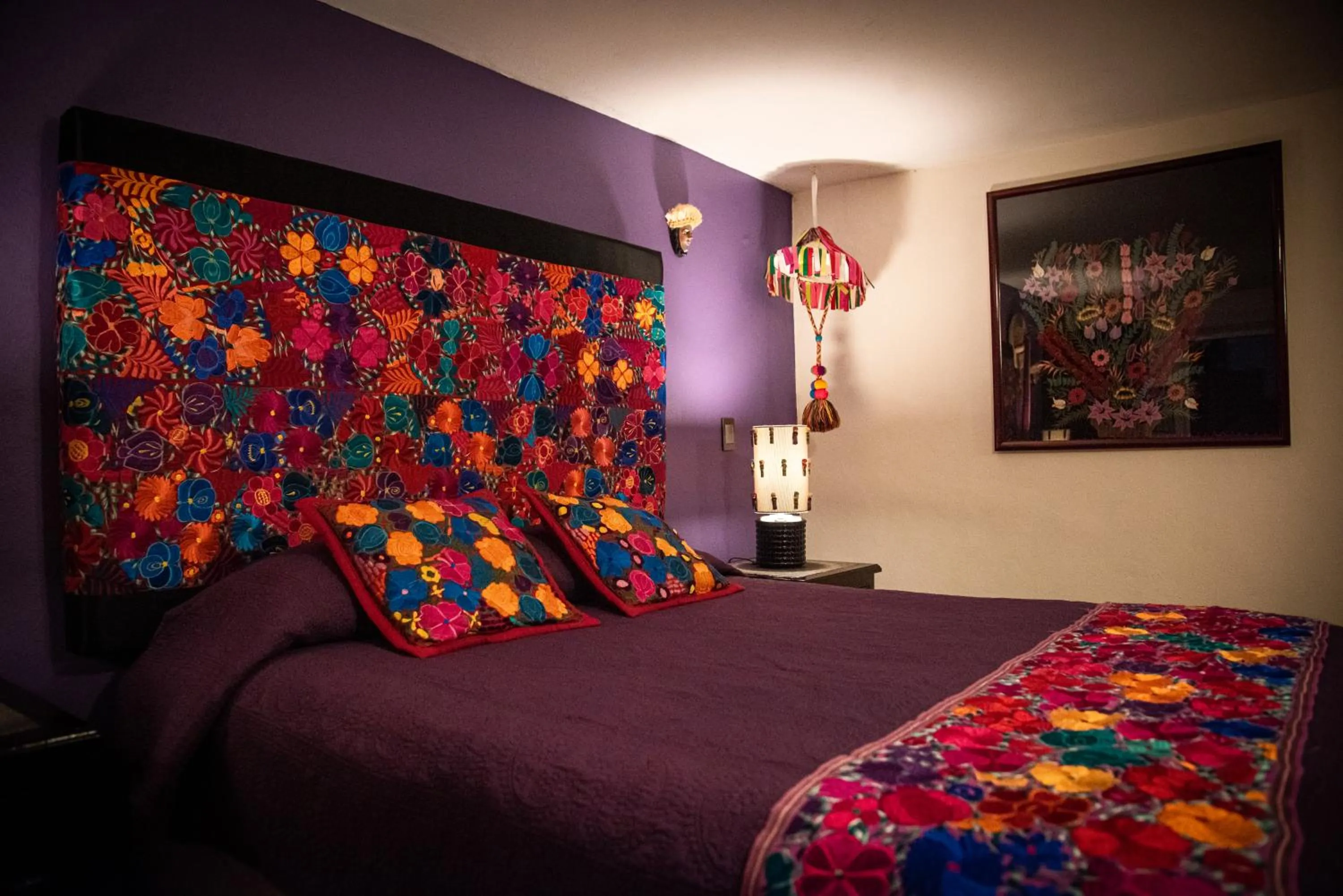 Bed in Posada de la Virgen