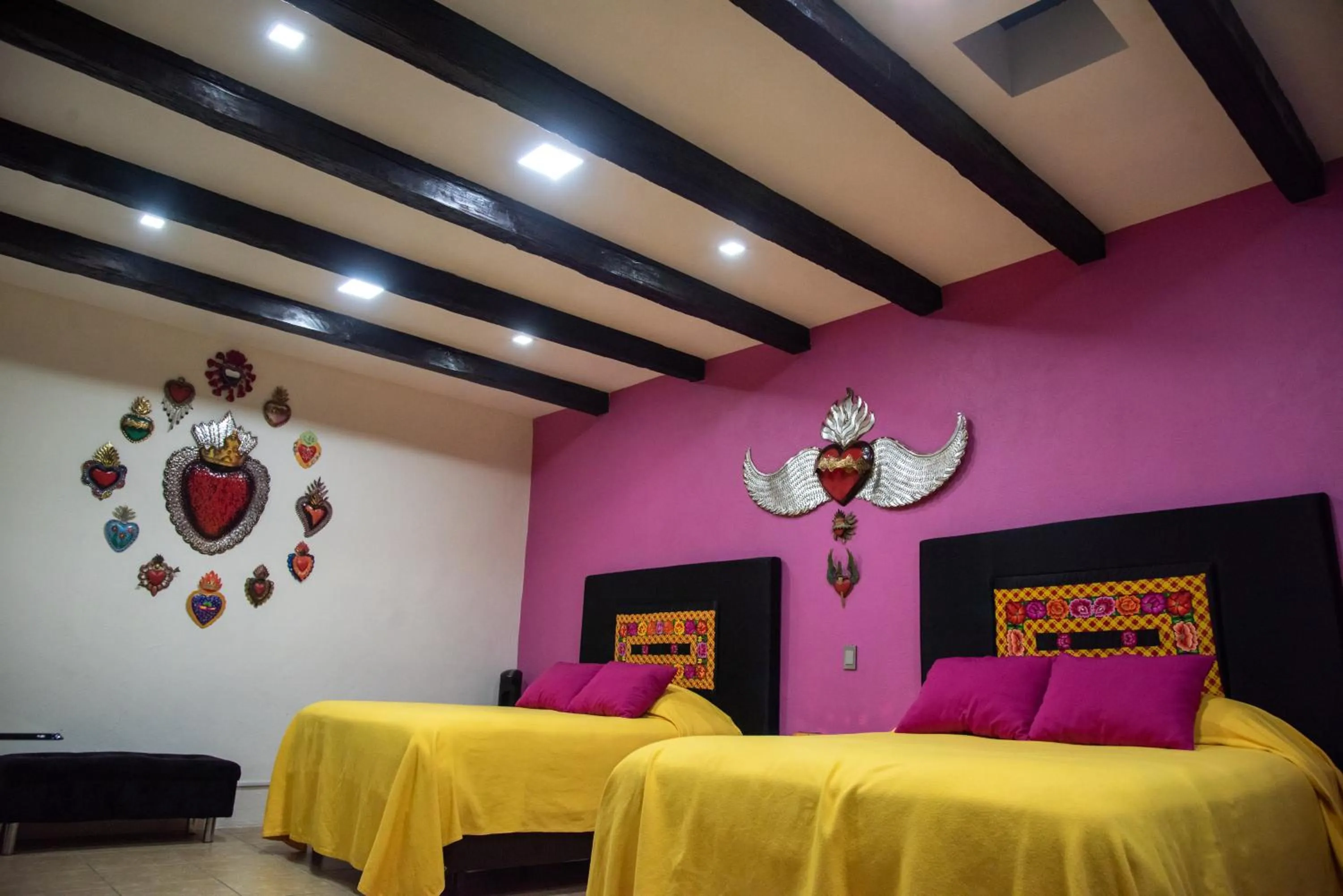 Bedroom, Bed in Posada de la Virgen