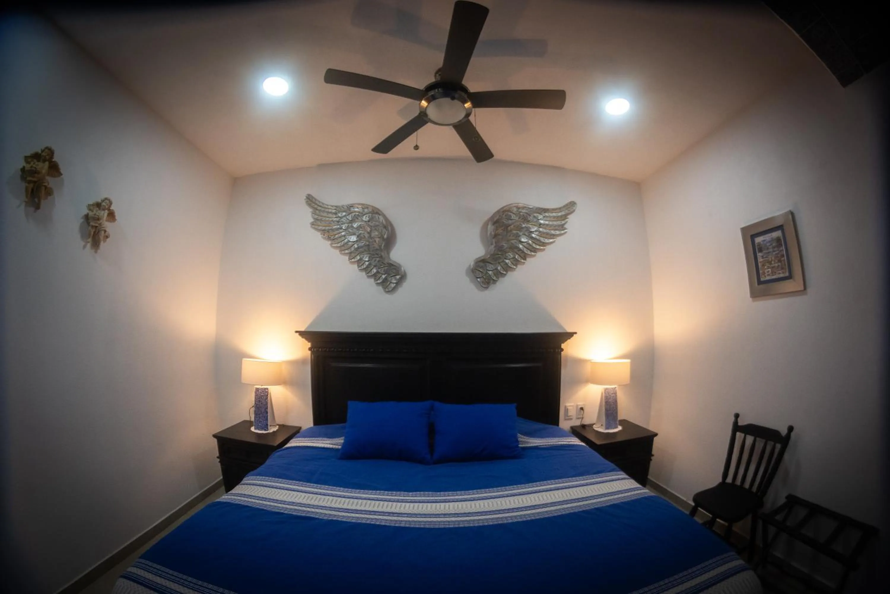 Bed in Posada de la Virgen