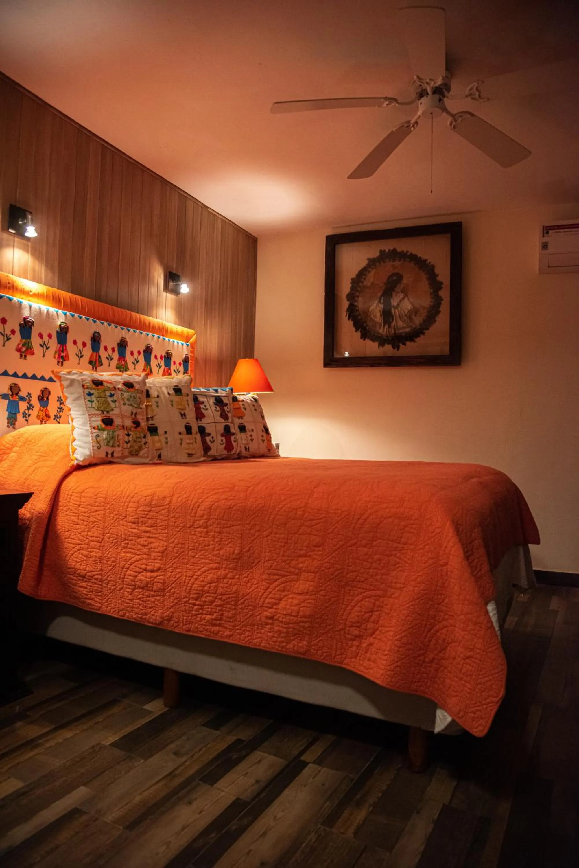 Bed in Posada de la Virgen