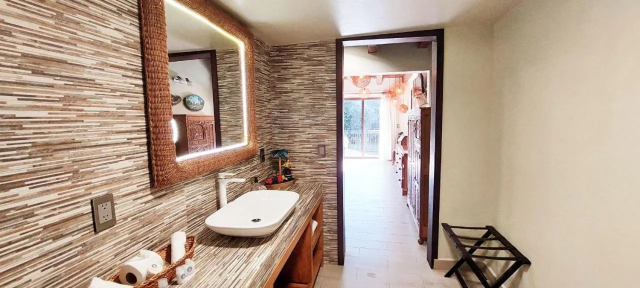 Bathroom in Posada de la Virgen