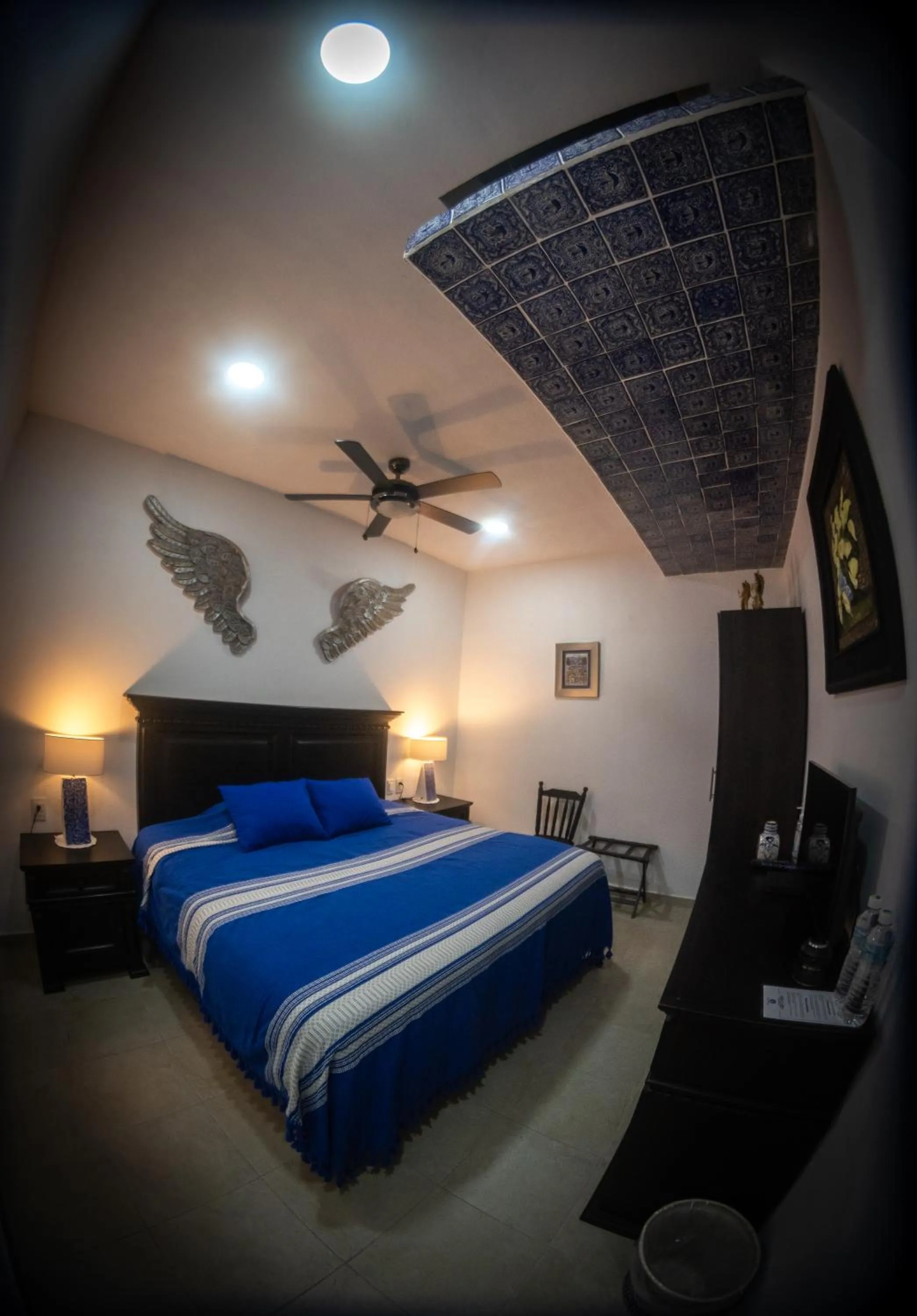 Bed in Posada de la Virgen