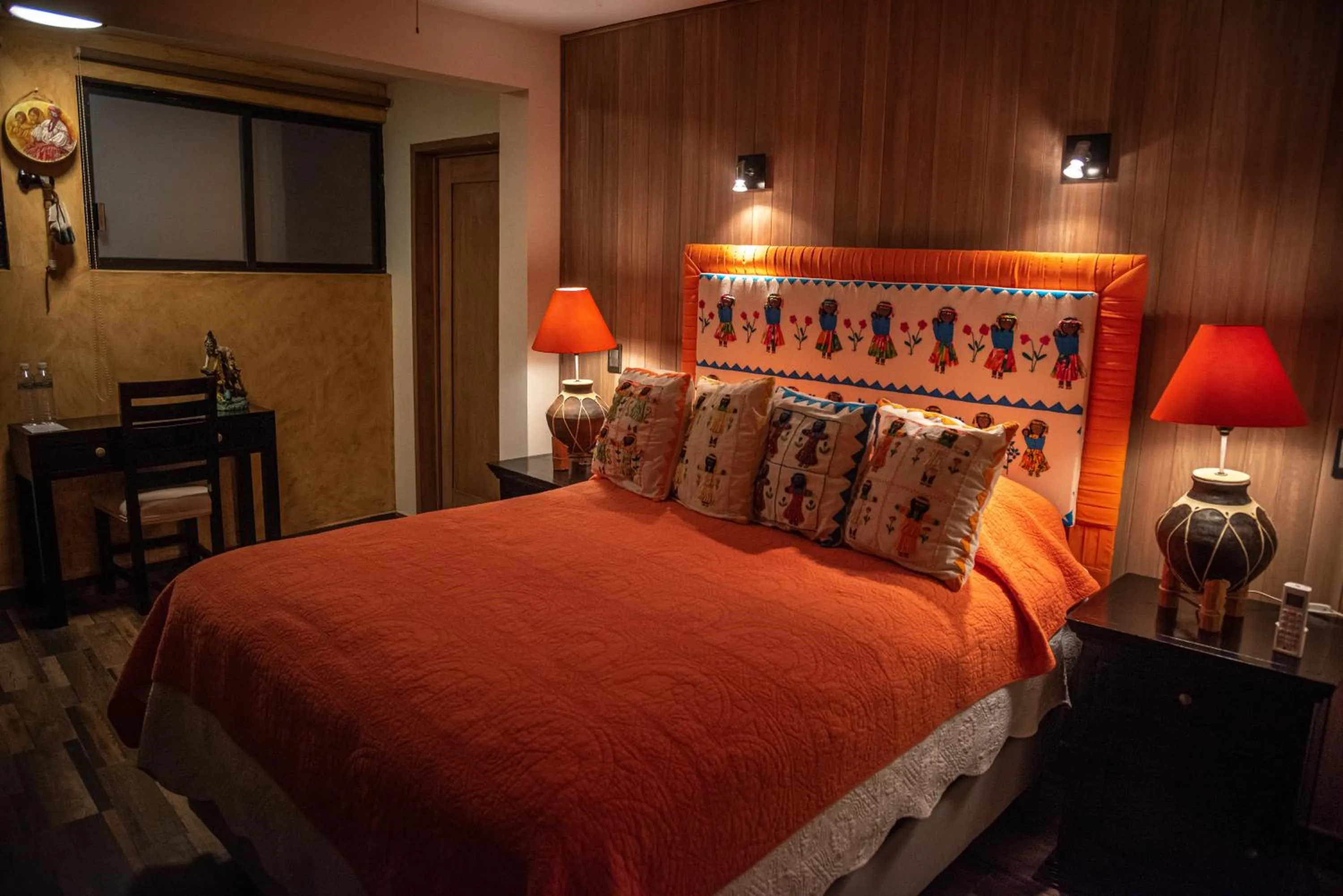 Bed in Posada de la Virgen