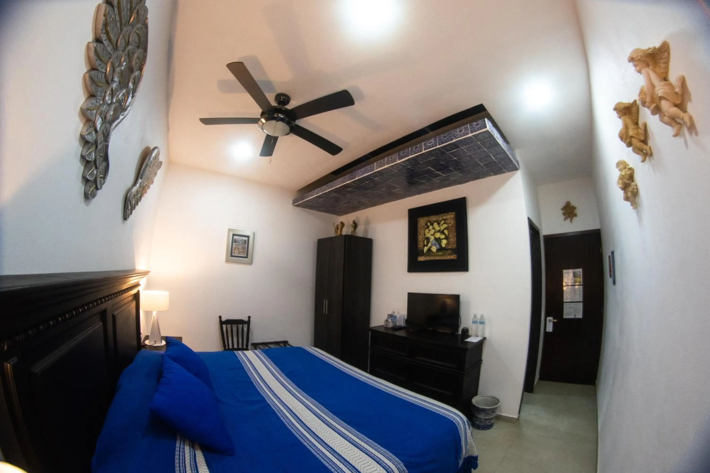 Bed in Posada de la Virgen