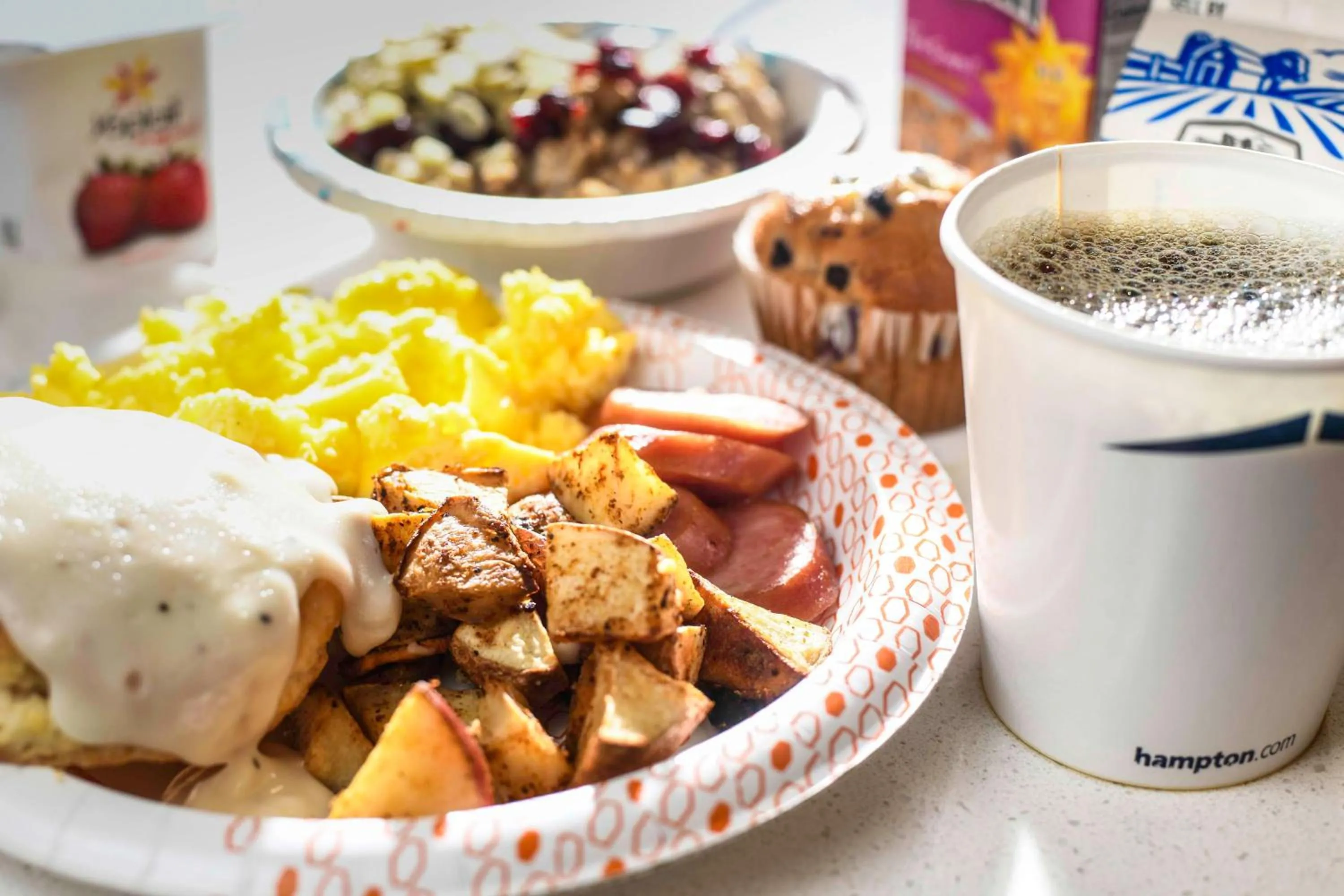 Breakfast in Hampton Inn Bryant