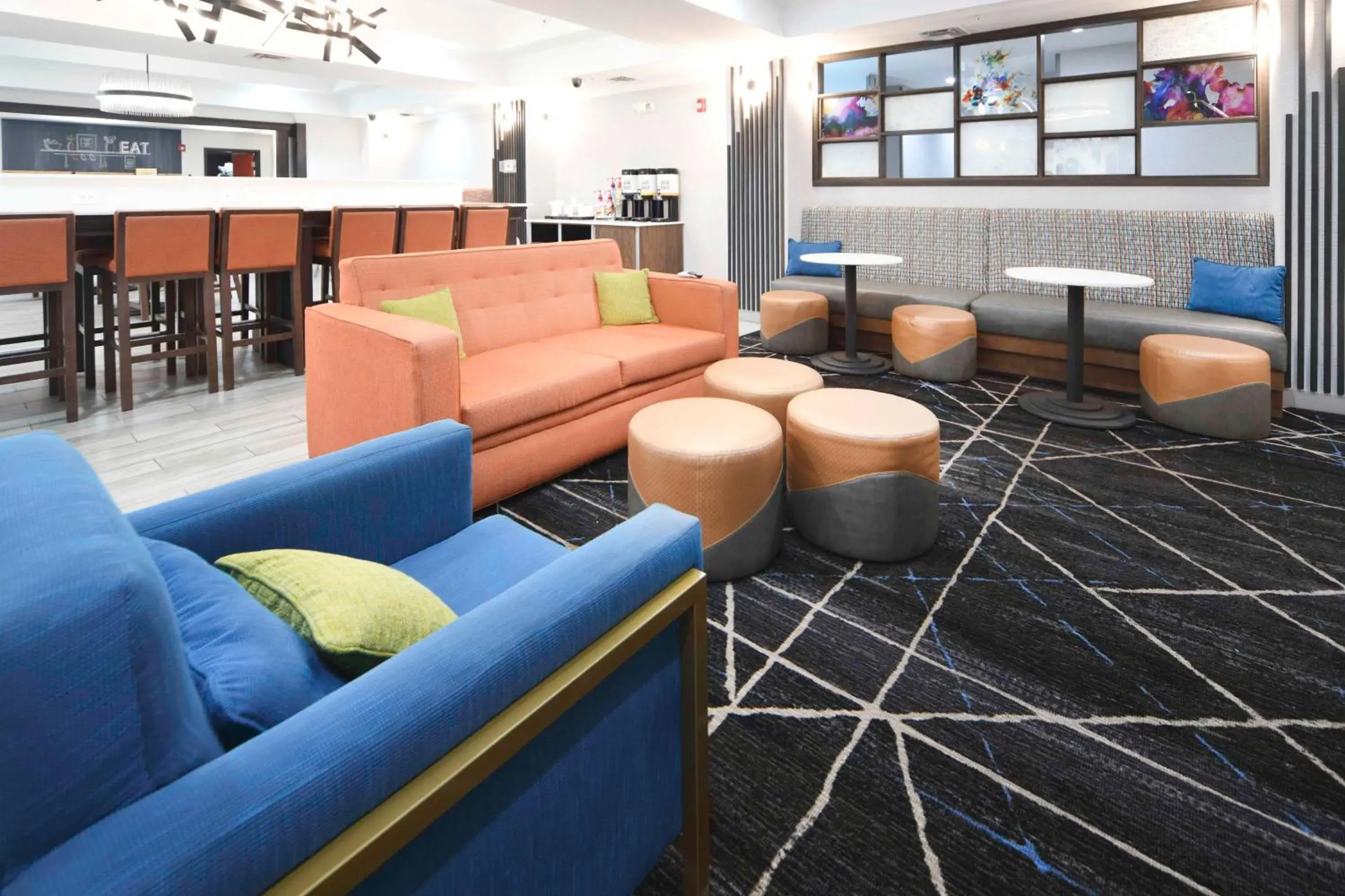 Lobby or reception in Hampton Inn Bryant Lobby or reception in Hampton Inn Bryant