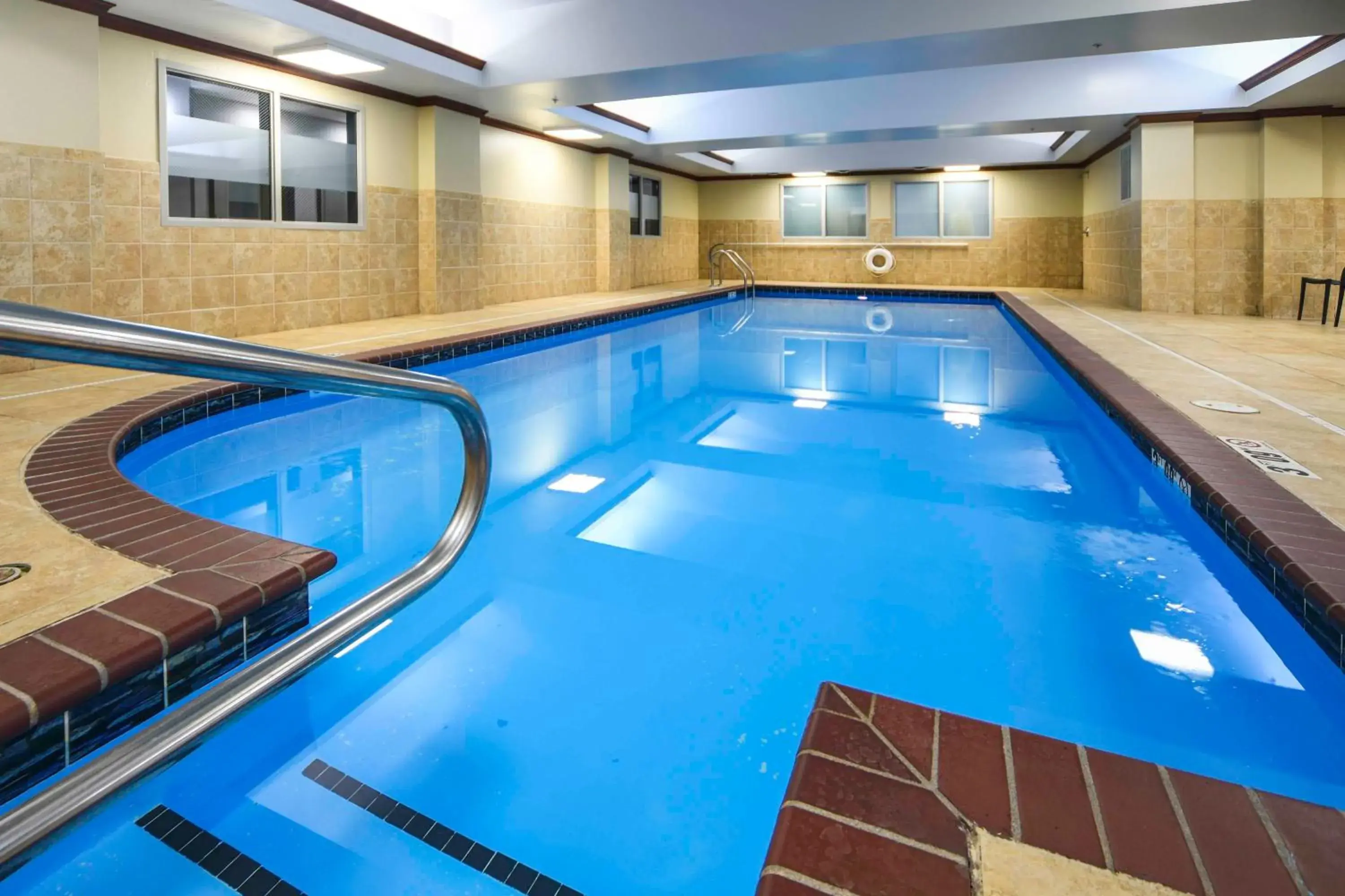 Pool view in Hampton Inn Bryant Pool view in Hampton Inn Bryant
