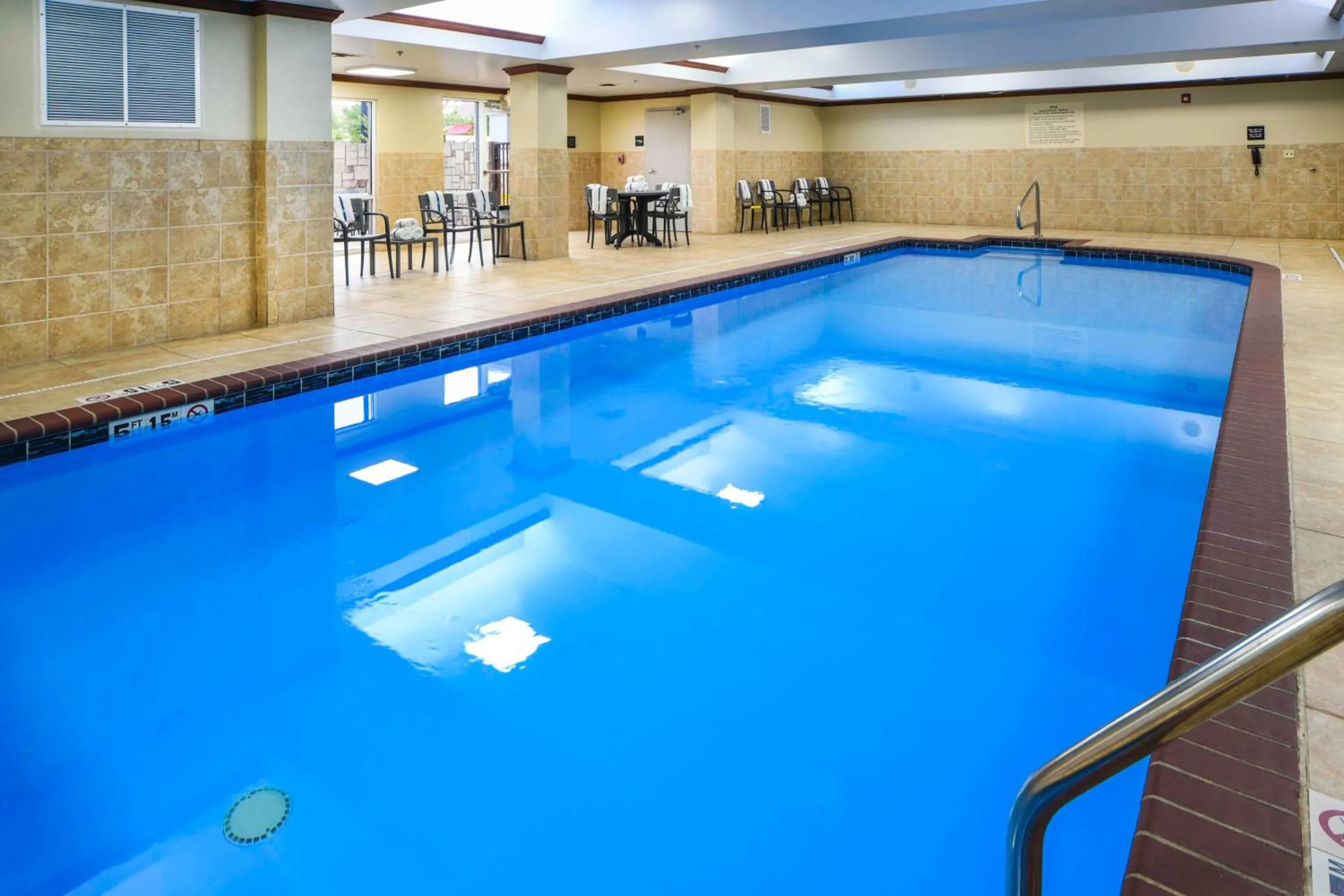 Pool view in Hampton Inn Bryant