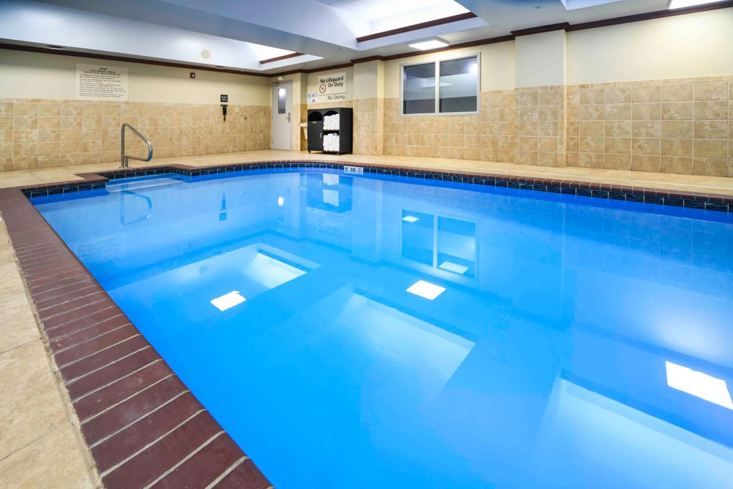 Pool view in Hampton Inn Bryant