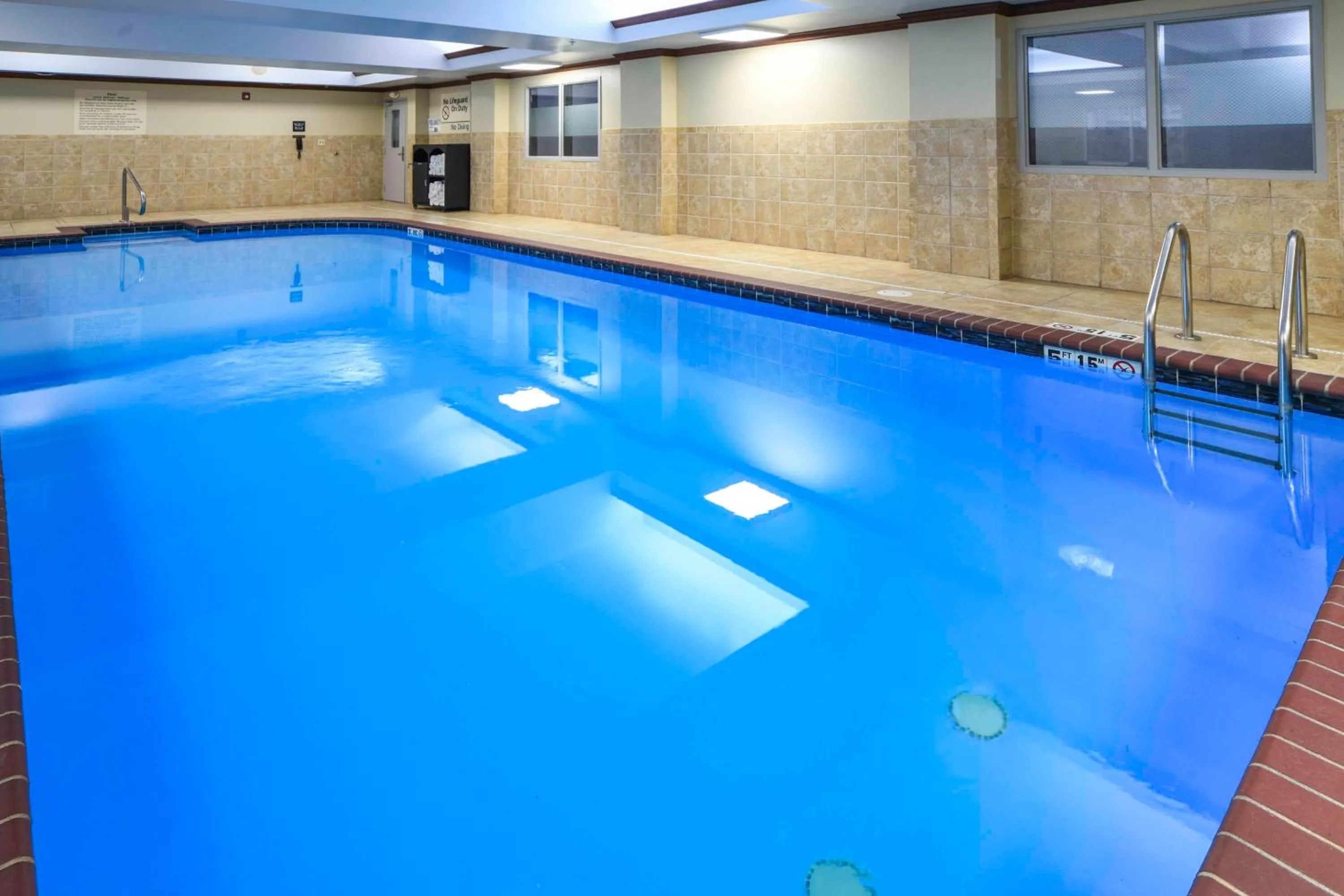 Pool view in Hampton Inn Bryant