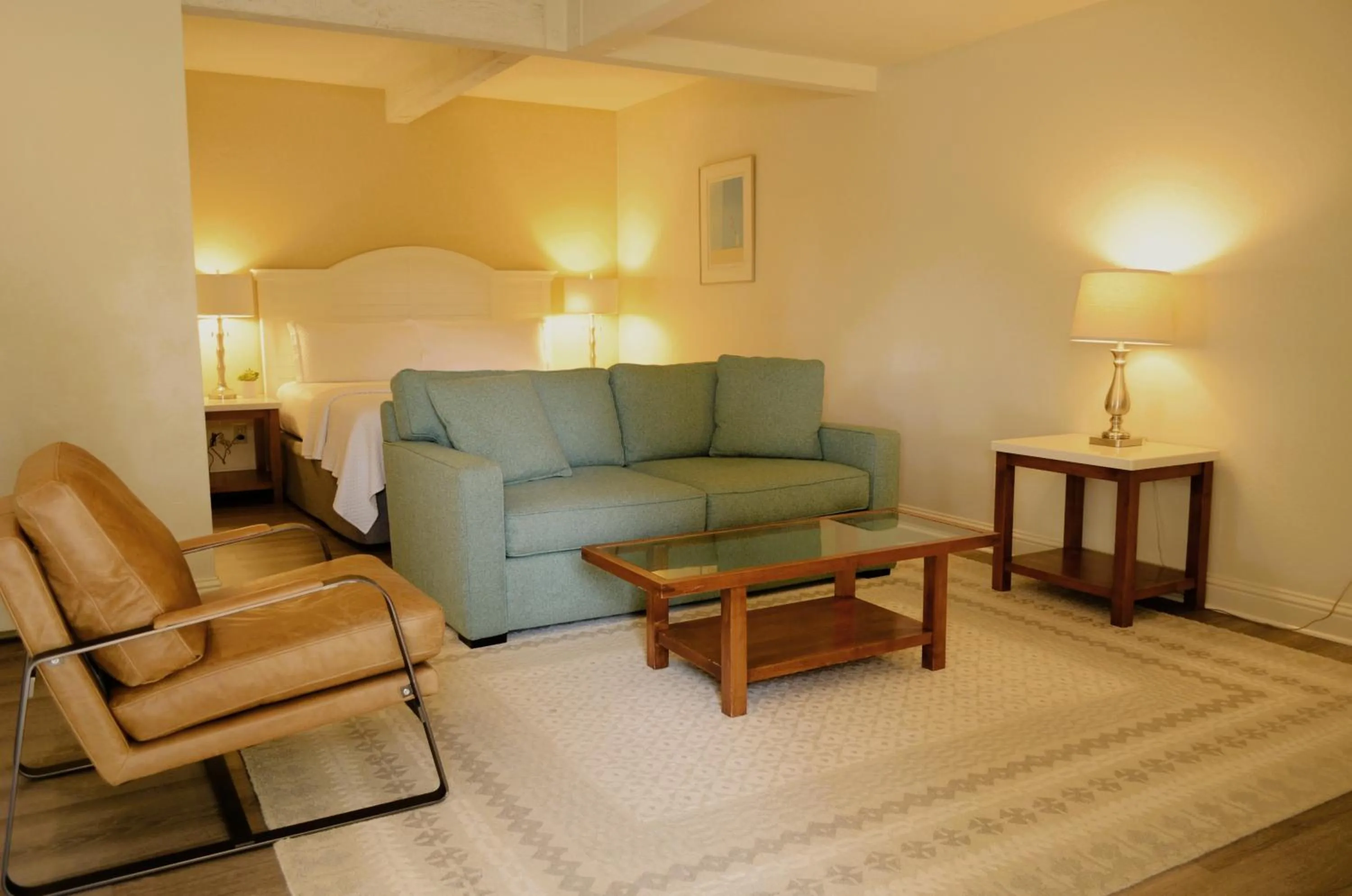 Seating area in Lobos Lodge