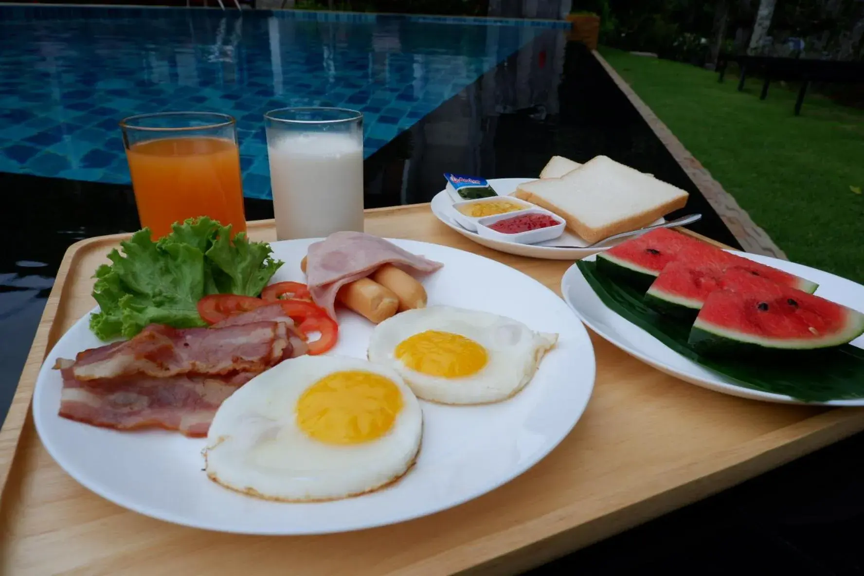 Breakfast in Evergreen Koh Chang Resort Breakfast in Evergreen Koh Chang Resort