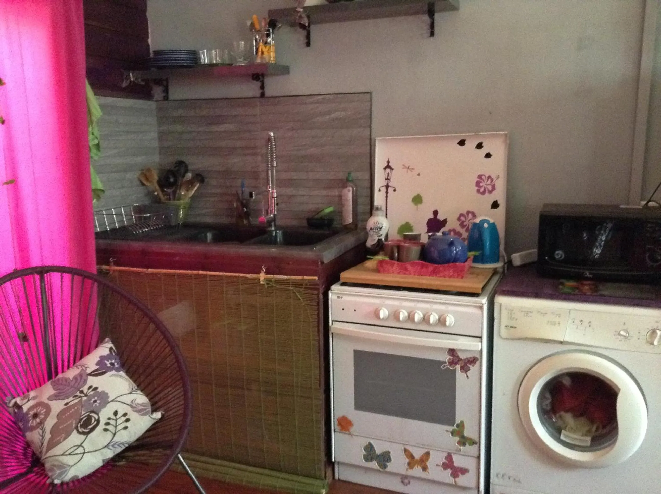 Kitchen or kitchenette in Le Chalet dAZAE