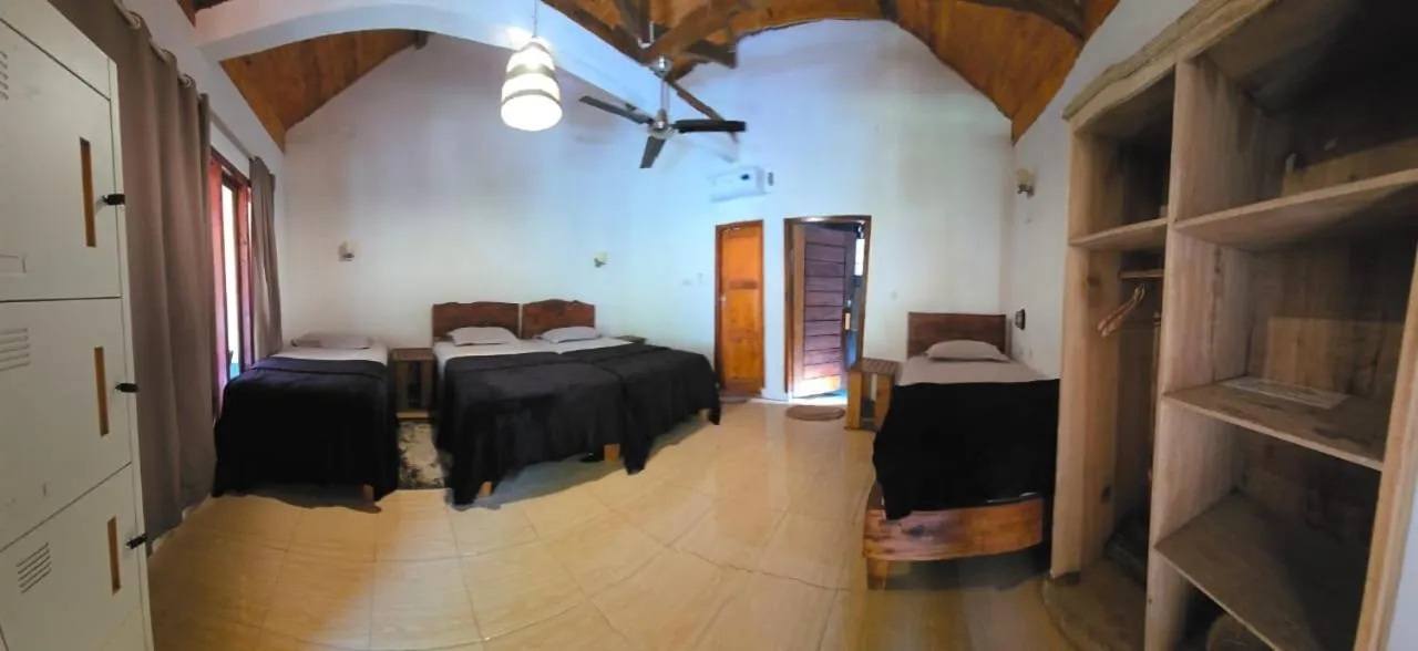 Bed in Kambuna Bungalow