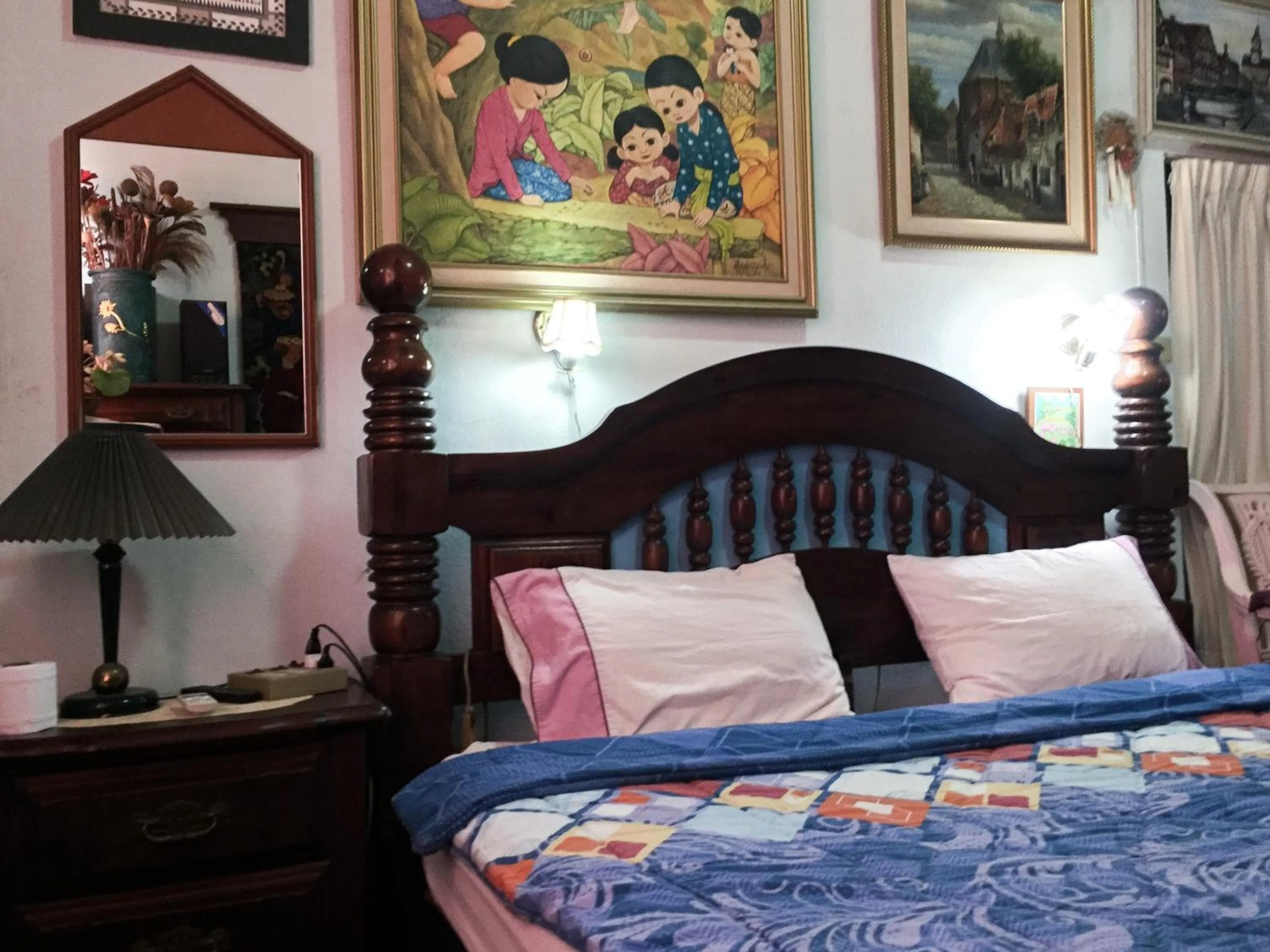 Bed in King's Home Hua Hin Homestay