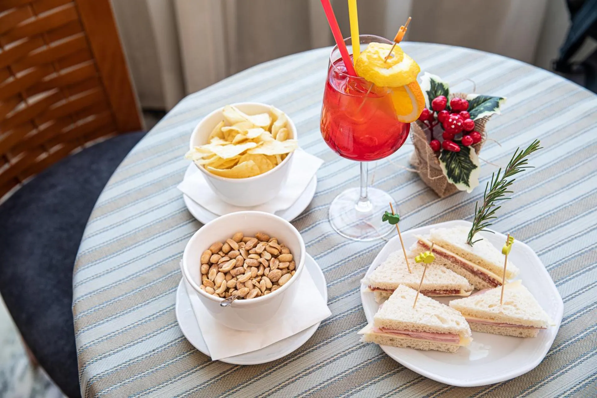 Food and drinks in Hotel Vittoria
