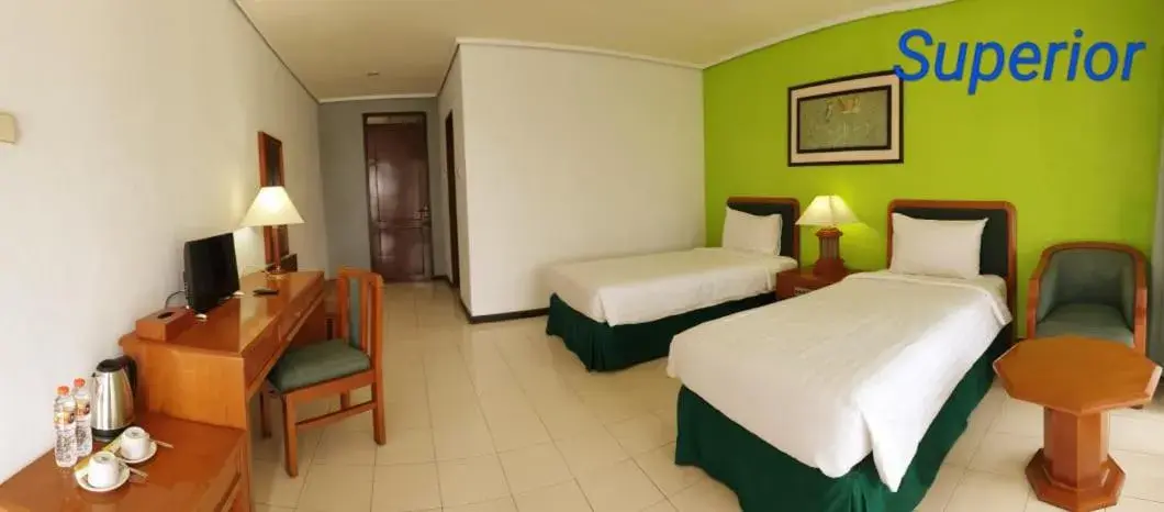 Bed in Grand Whiz Hotel Bromo Bed in Grand Whiz Hotel Bromo