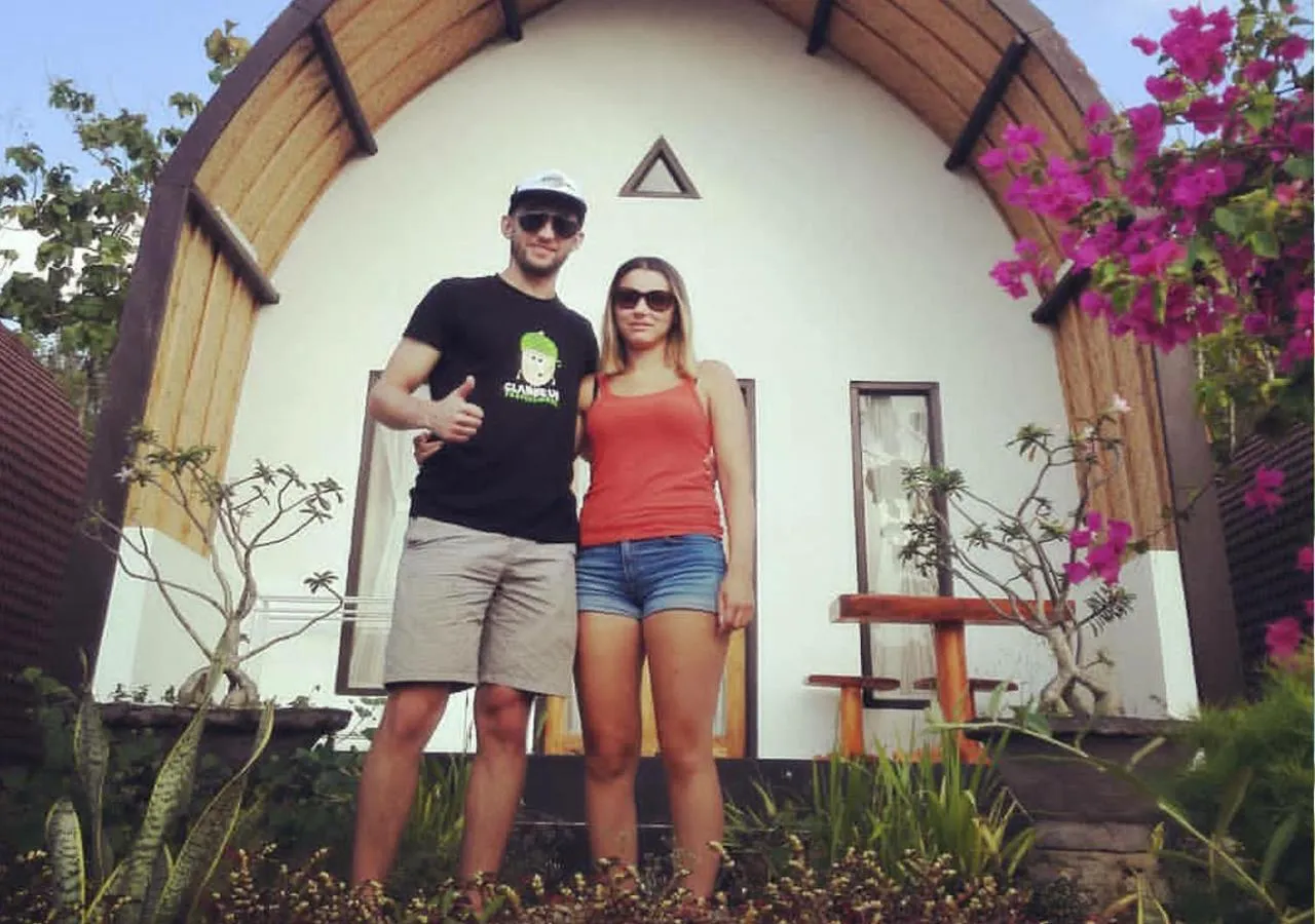 Guests in Sebrang Hills Bungalow