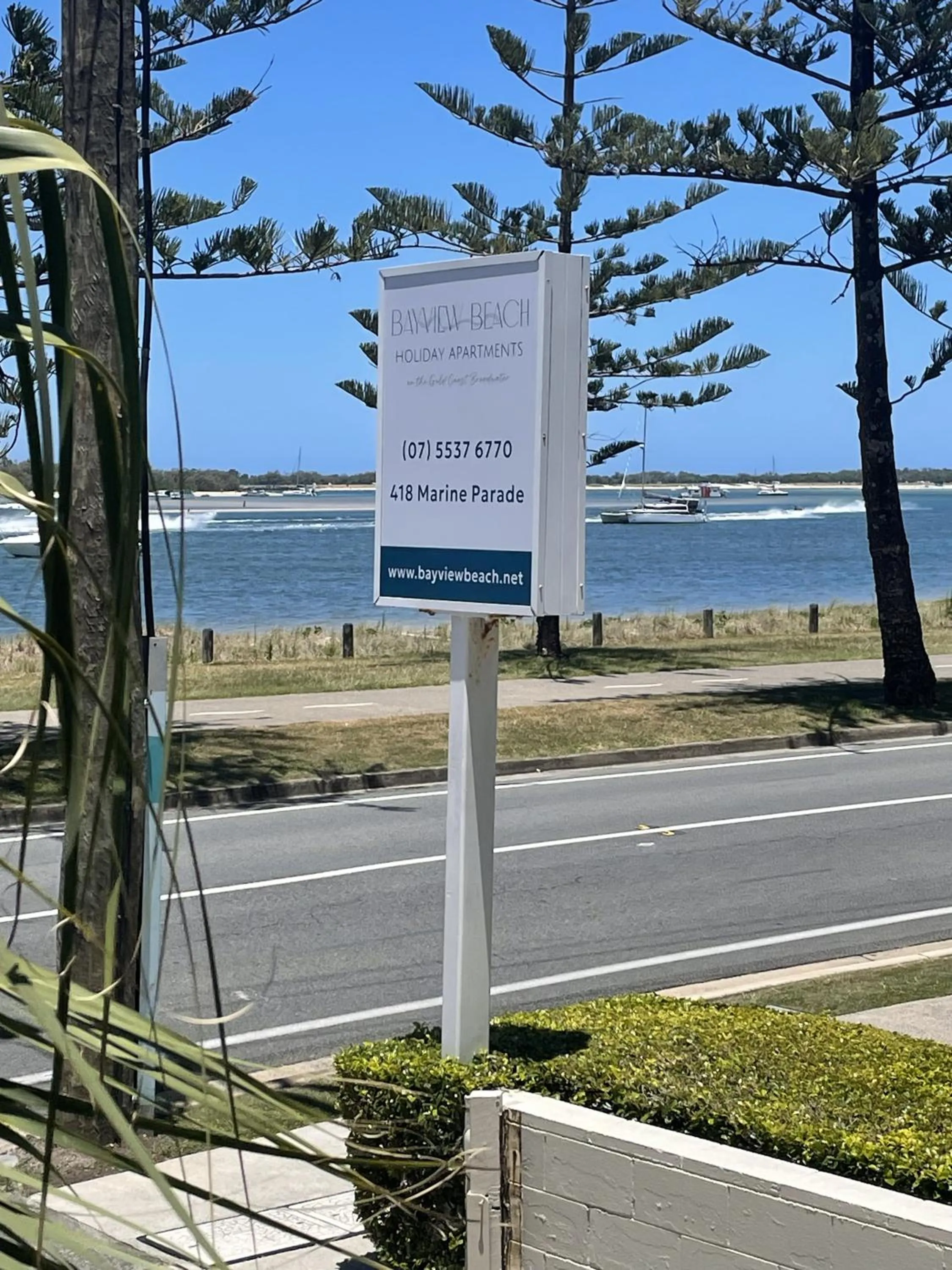 Property logo or sign in Bayview Beach Holiday Apartments