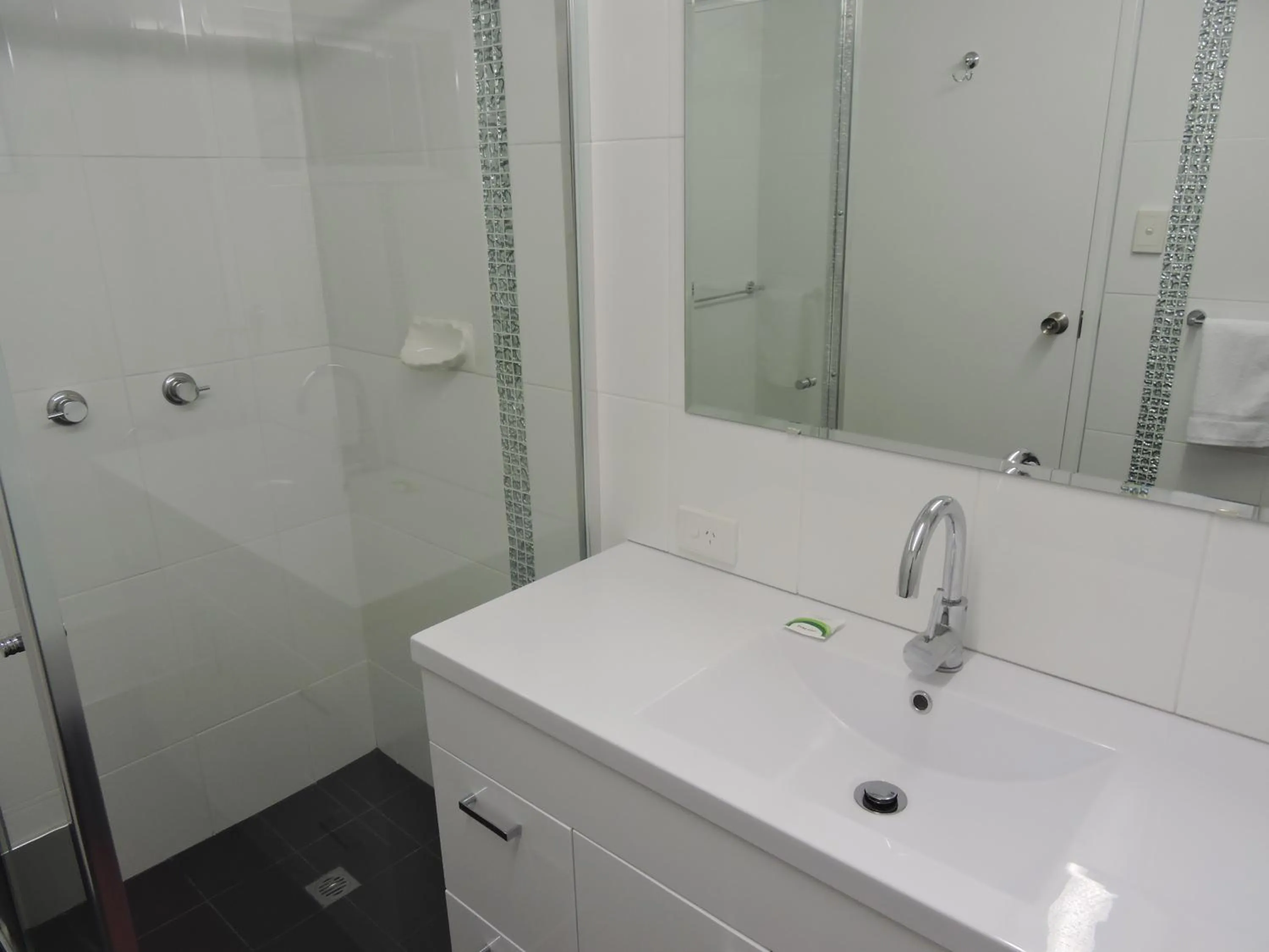 Bathroom in Bayview Beach Holiday Apartments