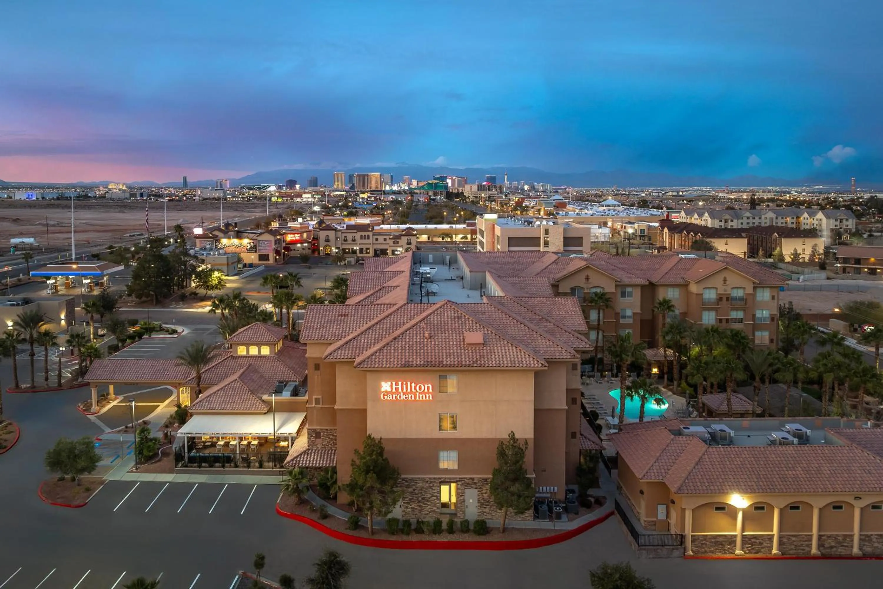 Property building in Hilton Garden Inn Las Vegas Strip South