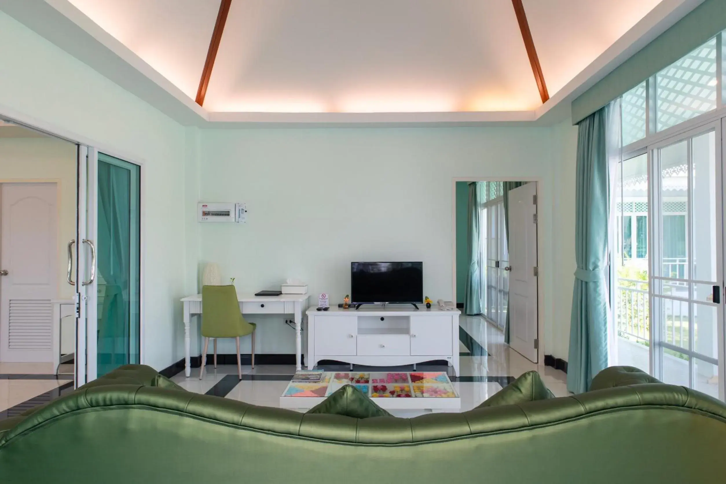 Living room in Tubtim Siam River Kwai Resort (SHA Extra Plus)