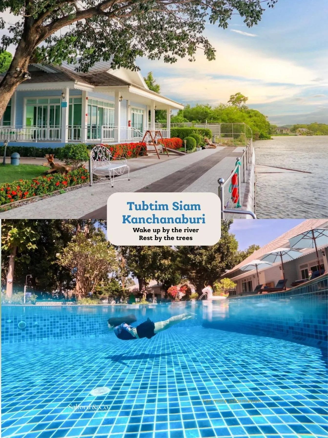 Property building in Tubtim Siam River Kwai Resort