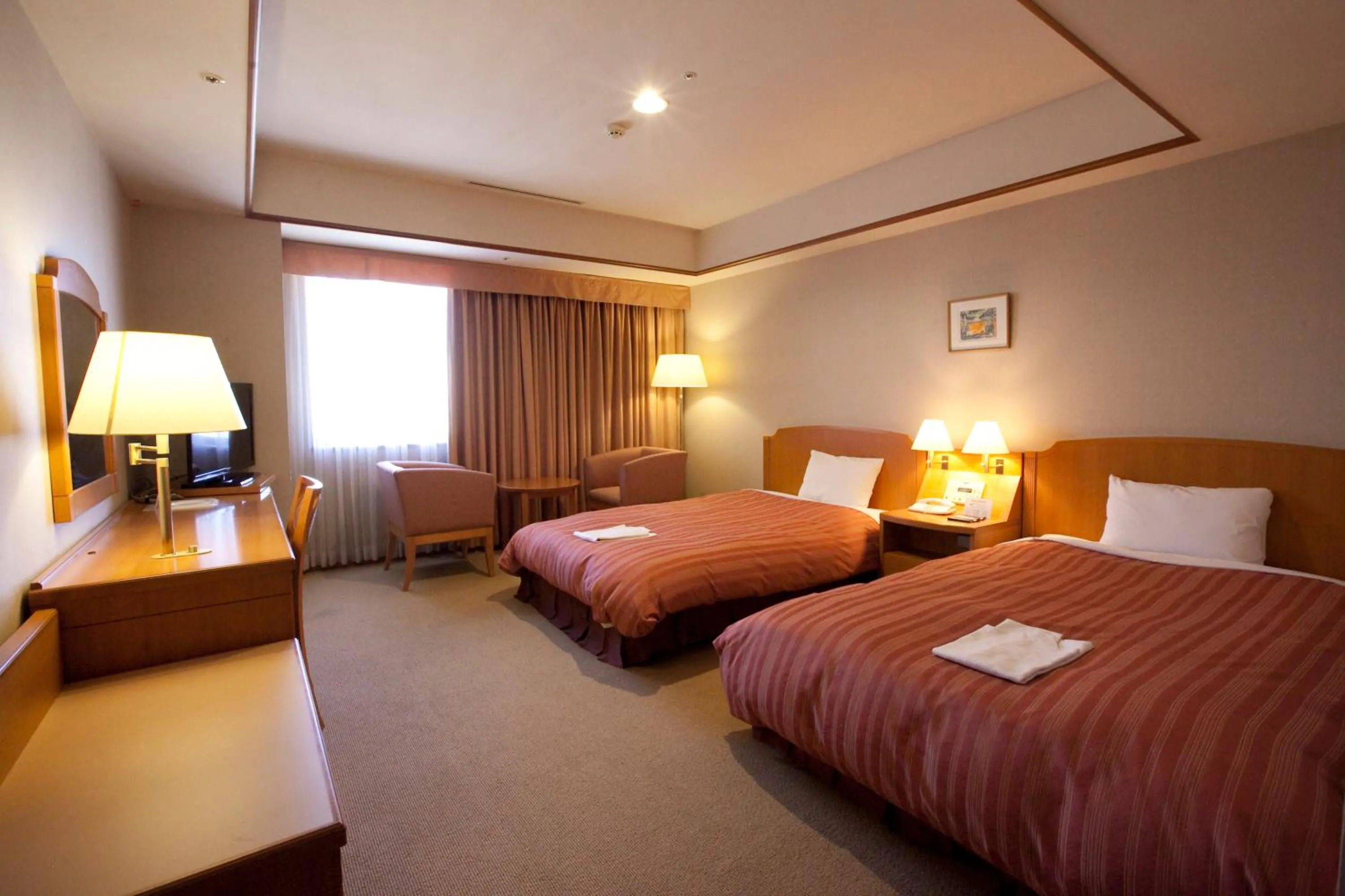 Bed in Hotel Mielparque Nagoya