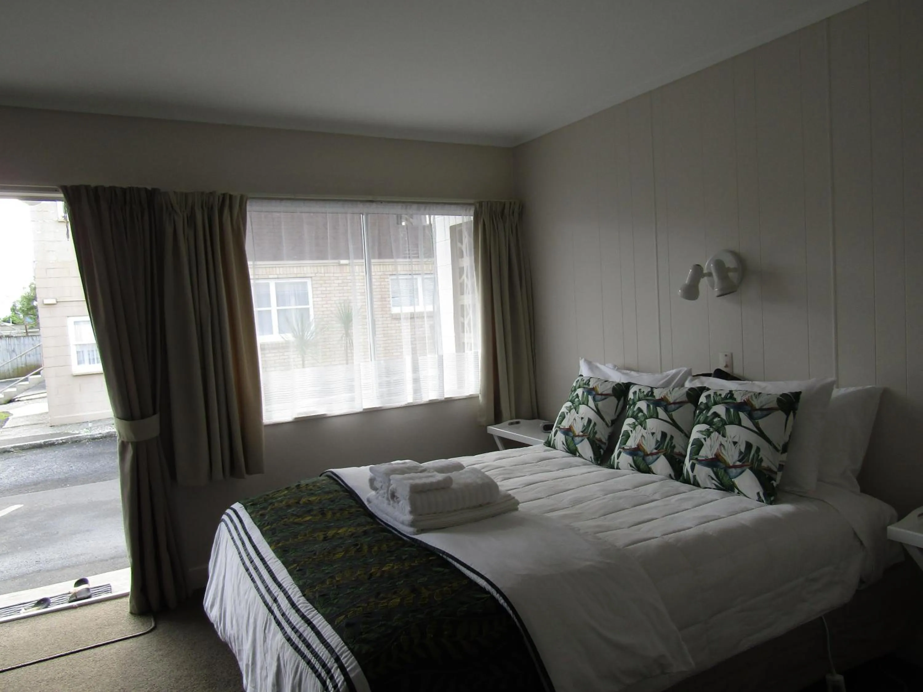 Bed in Anchorage Motel