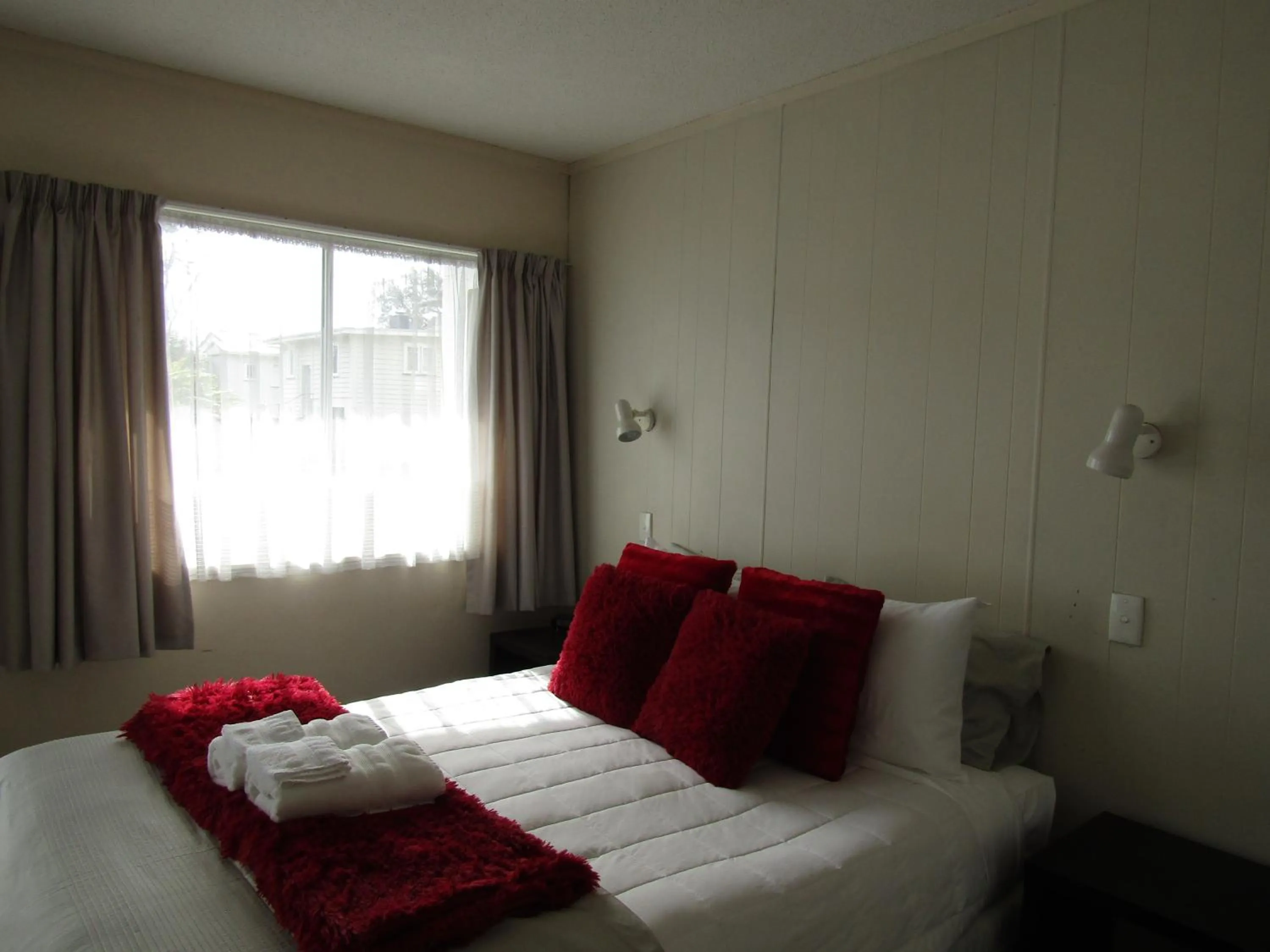 Bed in Anchorage Motel