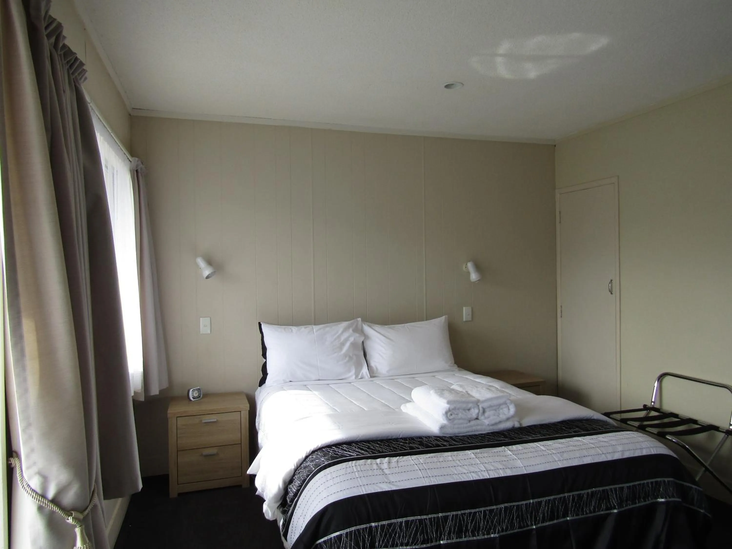 Bed in Anchorage Motel