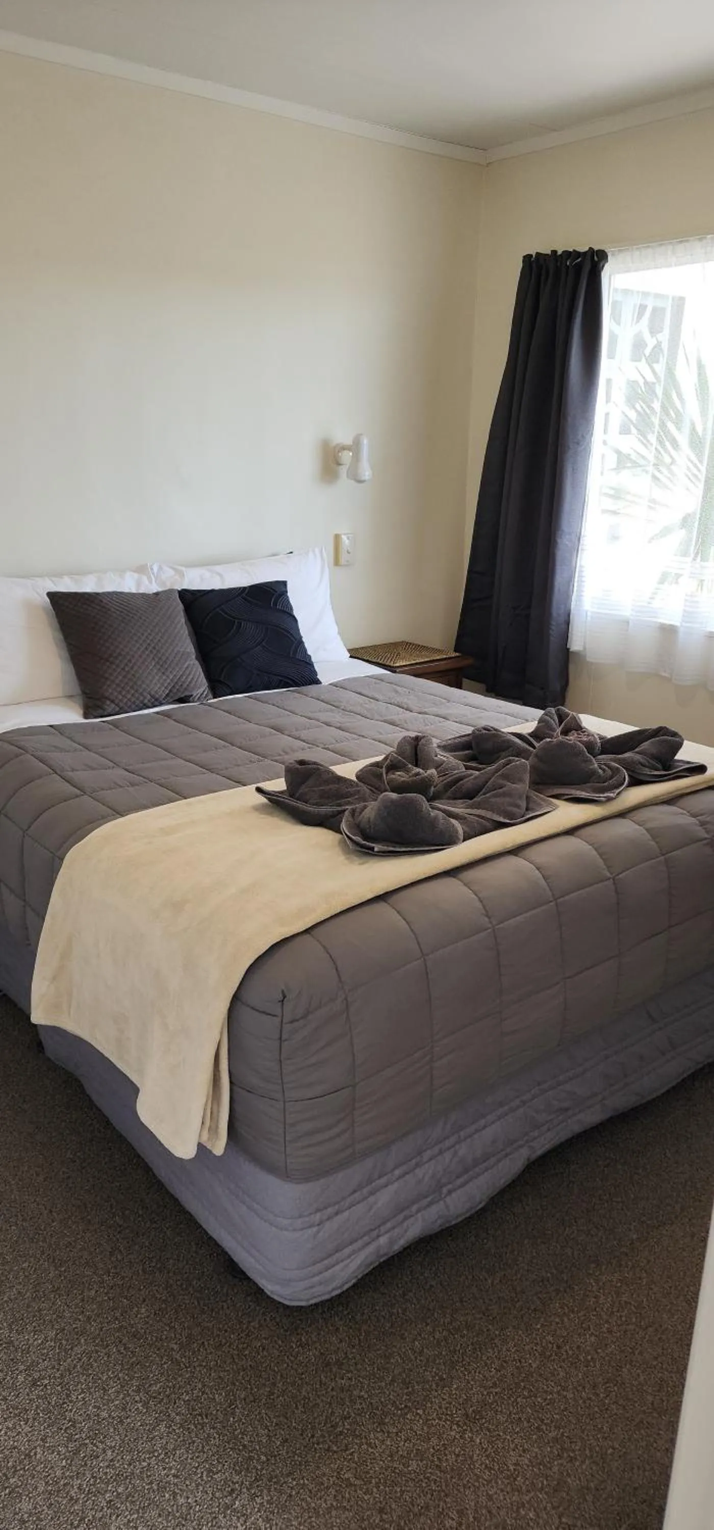Bed in Anchorage Motel