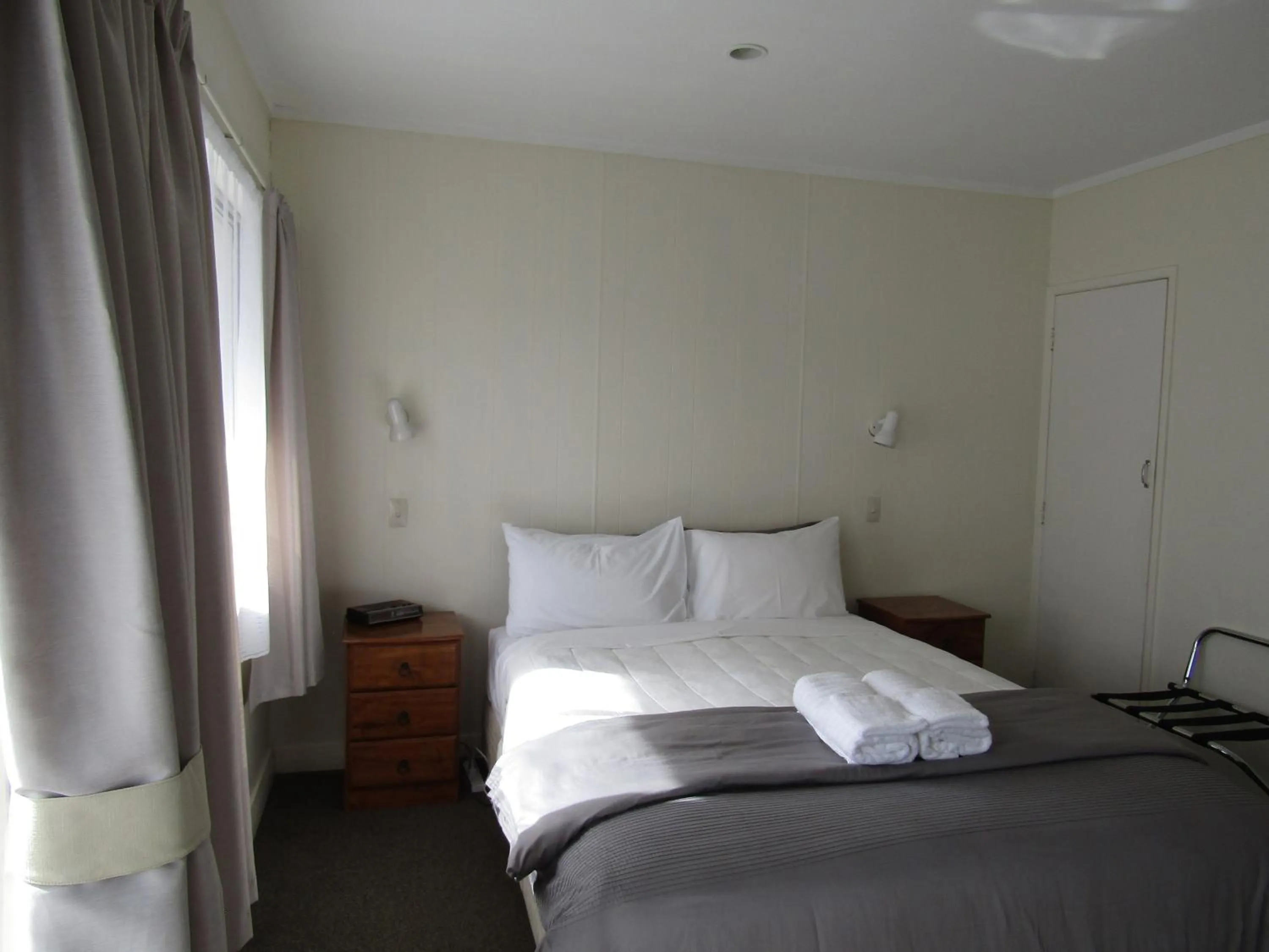 Bed in Anchorage Motel