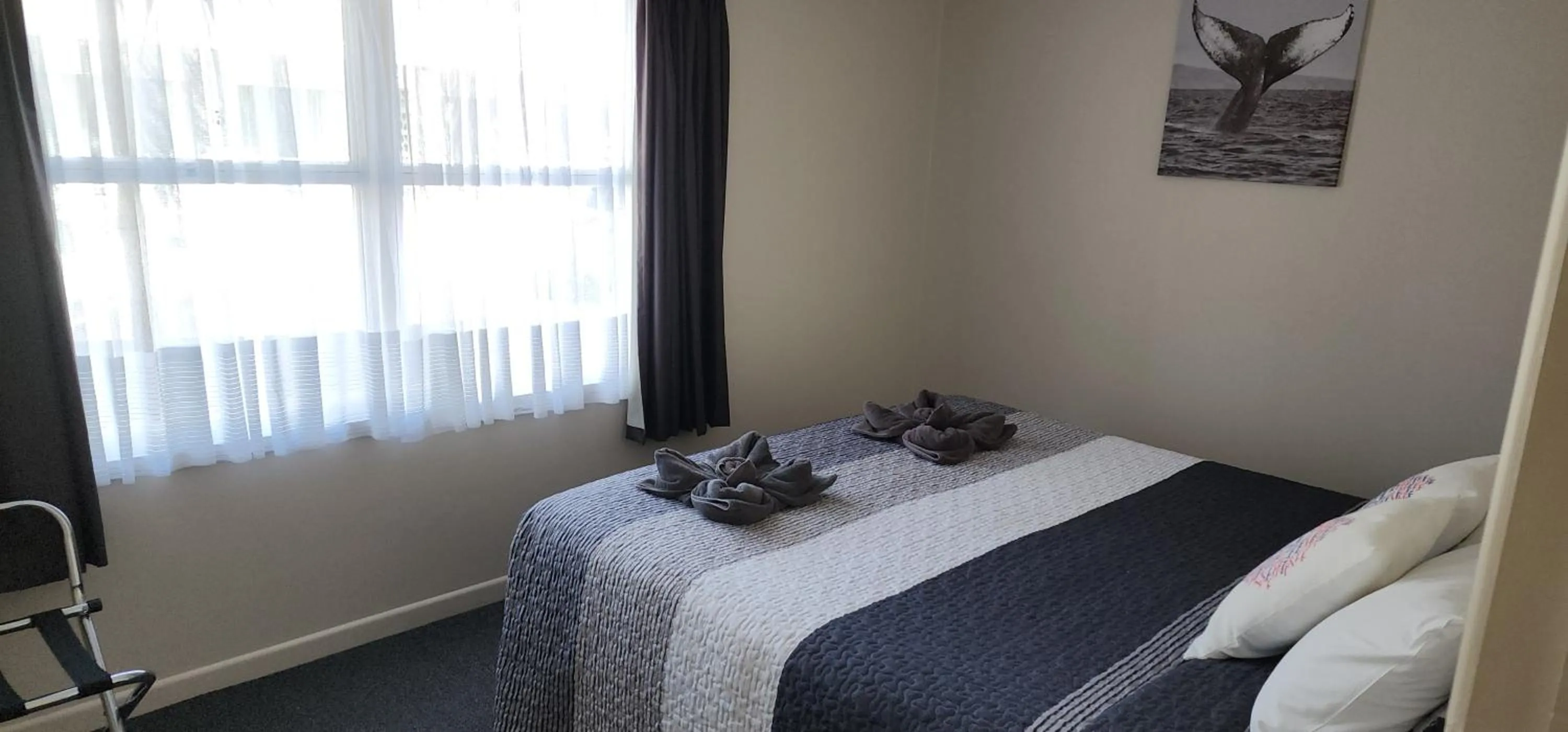 Bed in Anchorage Motel